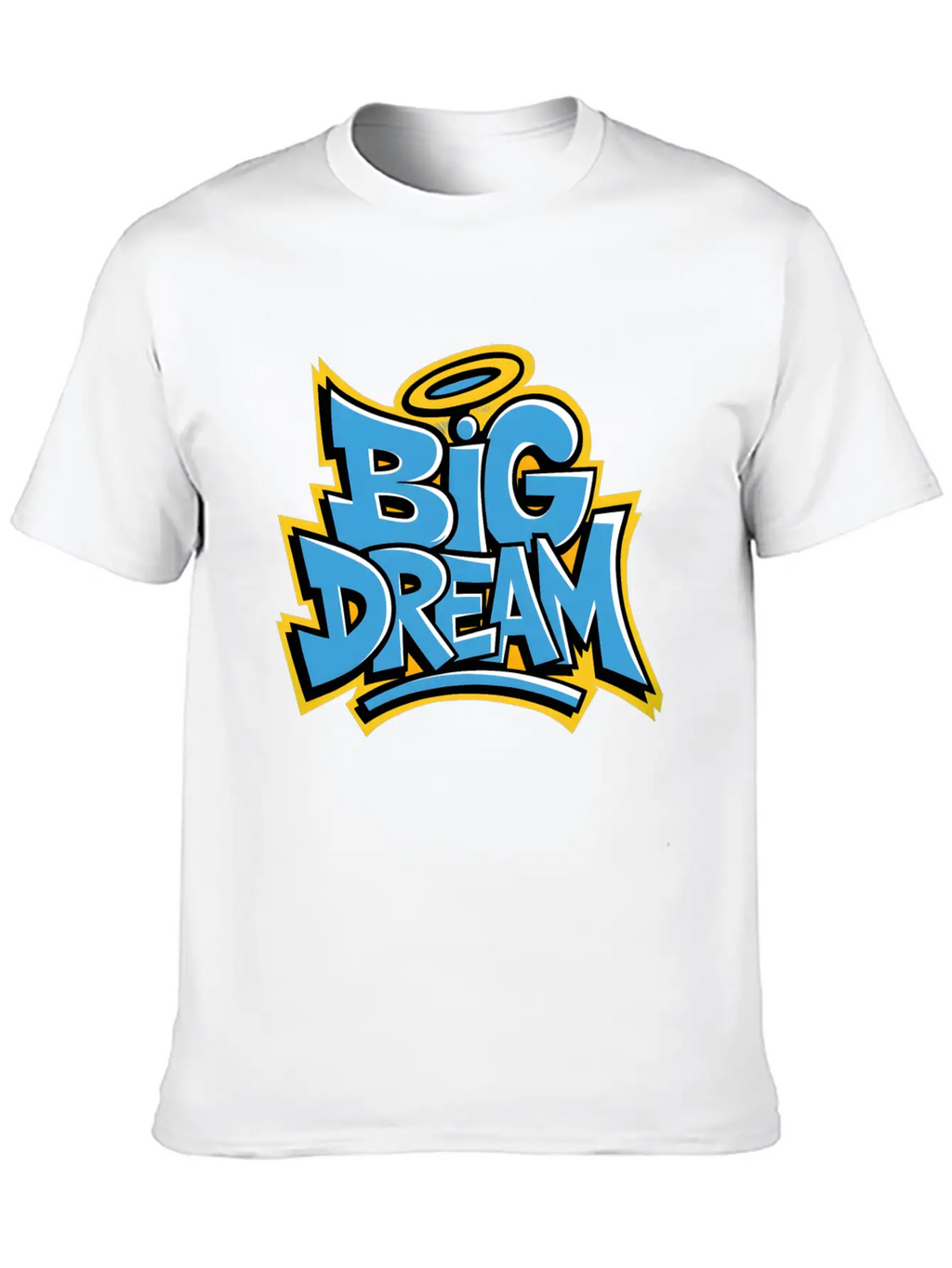 Graffiti Big Dream Classic Cotton Tee – Unisex Comfort For Any Season