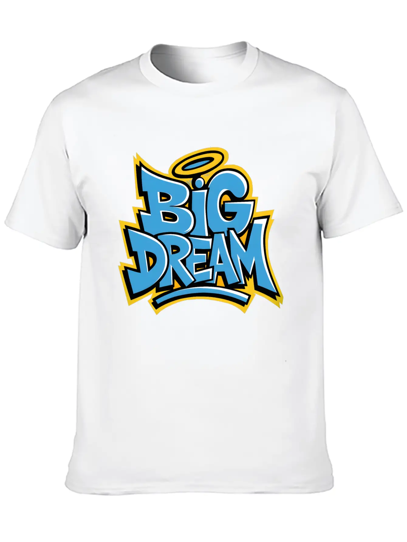 Graffiti Big Dream Classic Cotton Tee – Unisex Comfort For Any Season