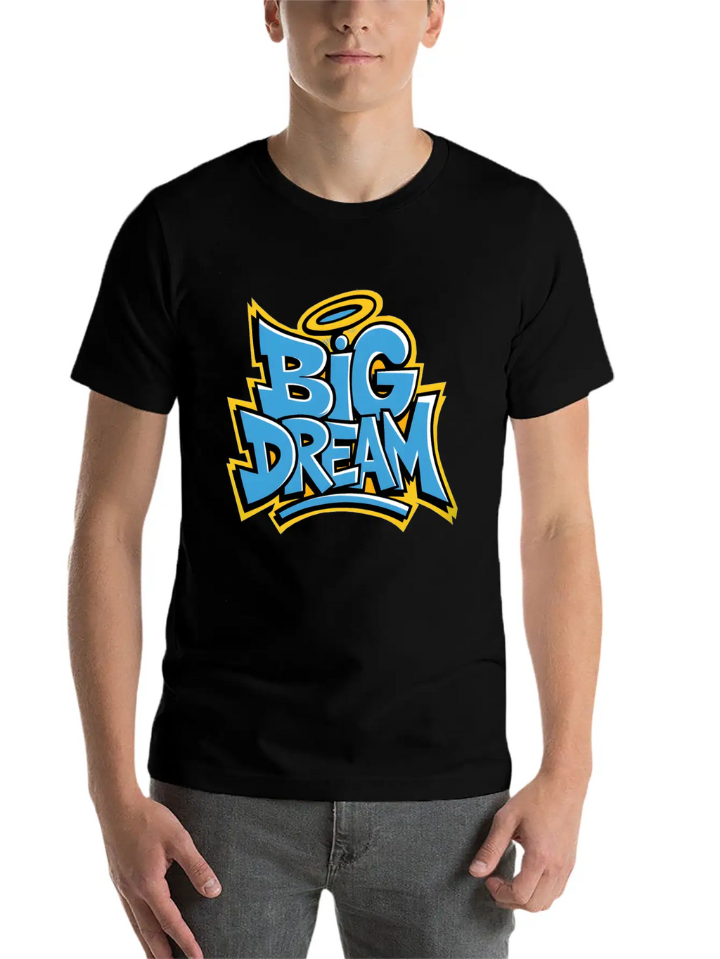 Graffiti Big Dream Classic Cotton Tee – Unisex Comfort For Any Season