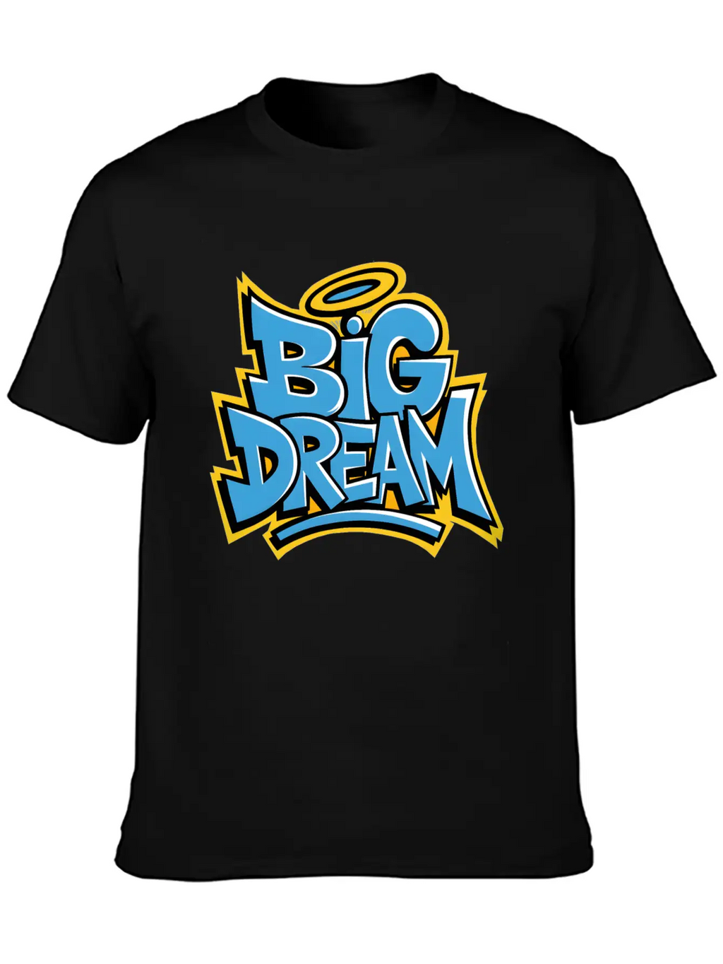 Graffiti Big Dream Classic Cotton Tee – Unisex Comfort For Any Season
