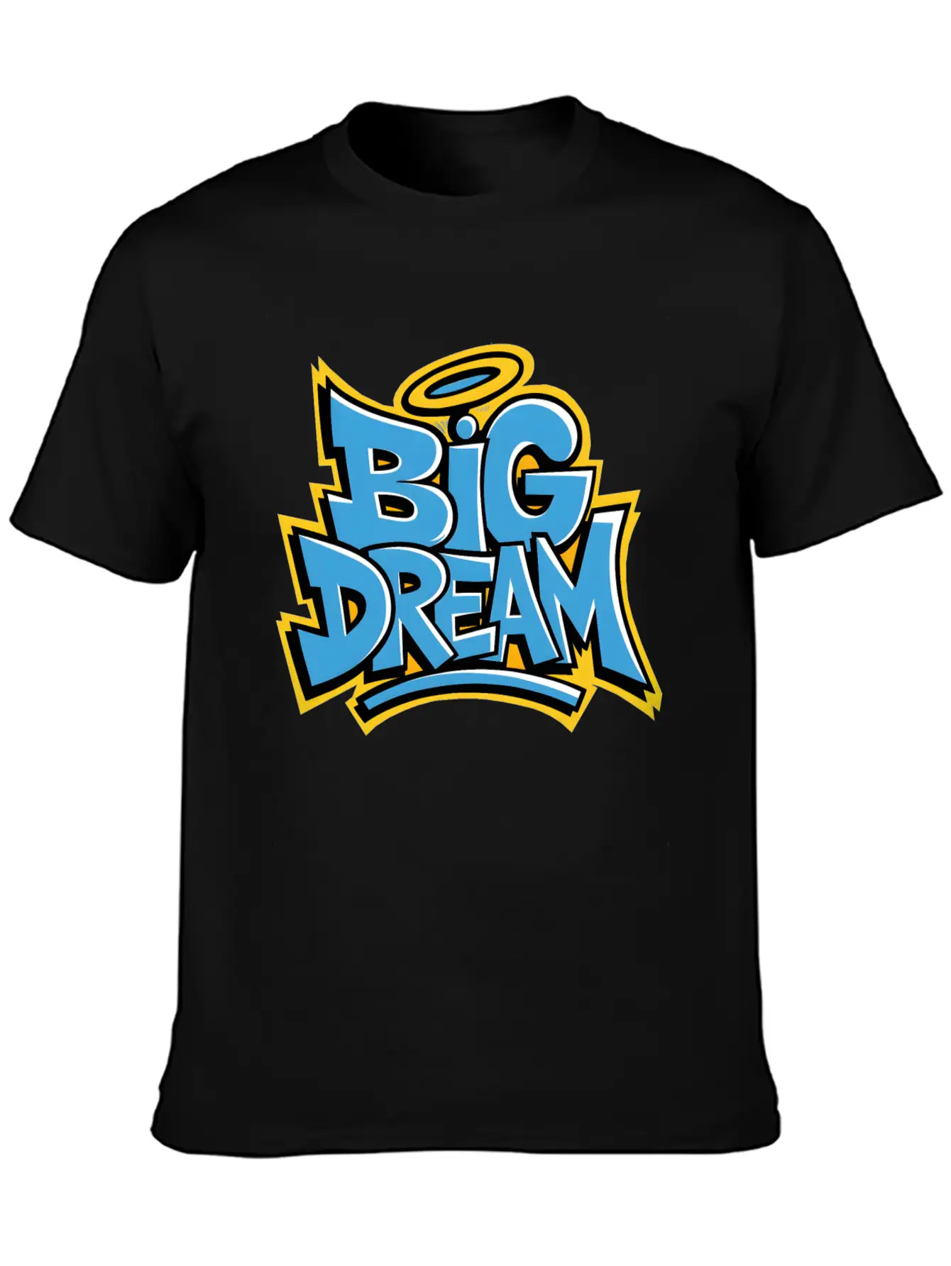 Graffiti Big Dream Classic Cotton Tee – Unisex Comfort For Any Season
