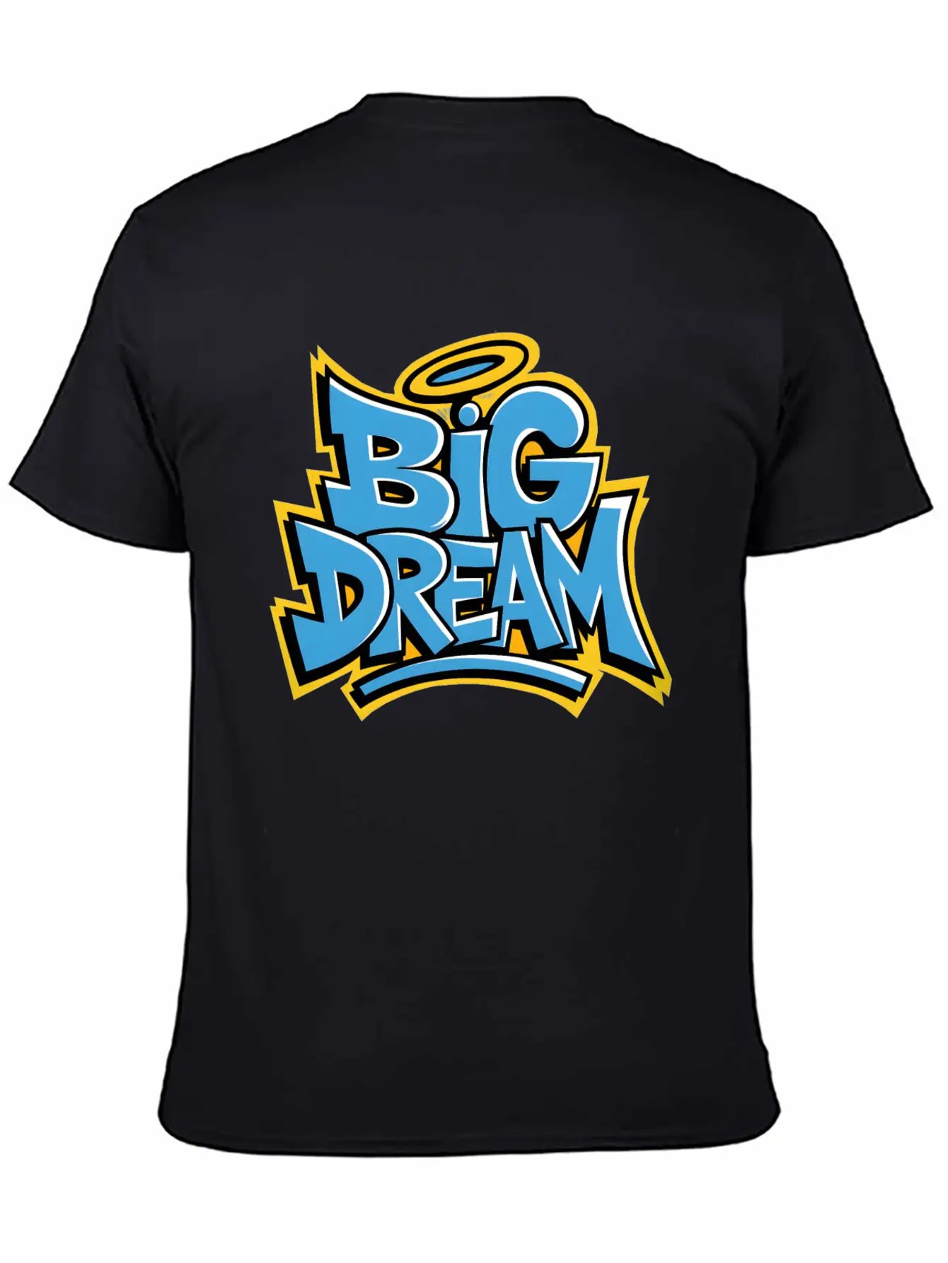 Graffiti Big Dream Classic Cotton Tee – Unisex Comfort For Any Season