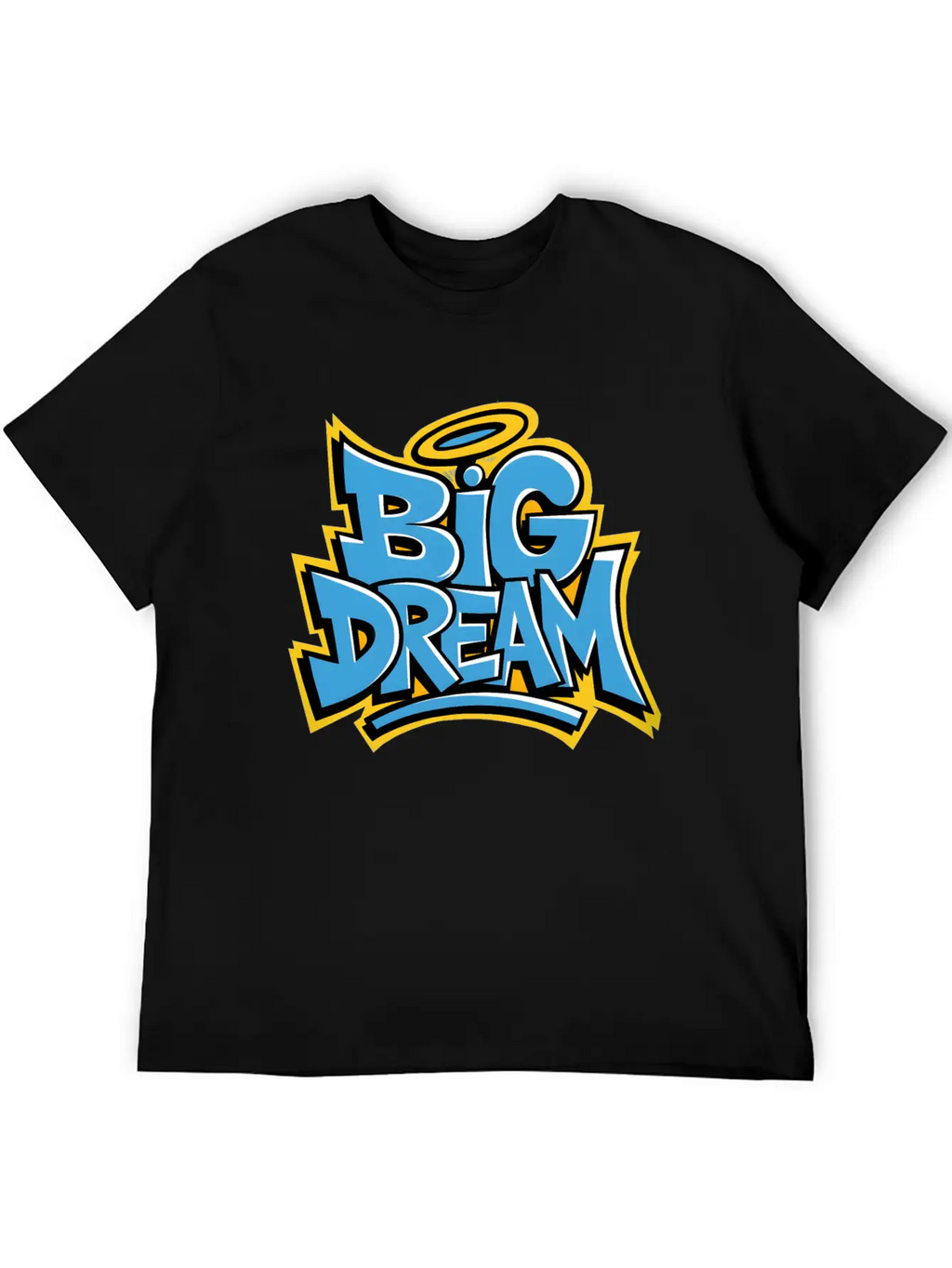 Graffiti Big Dream Classic Cotton Tee – Unisex Comfort For Any Season