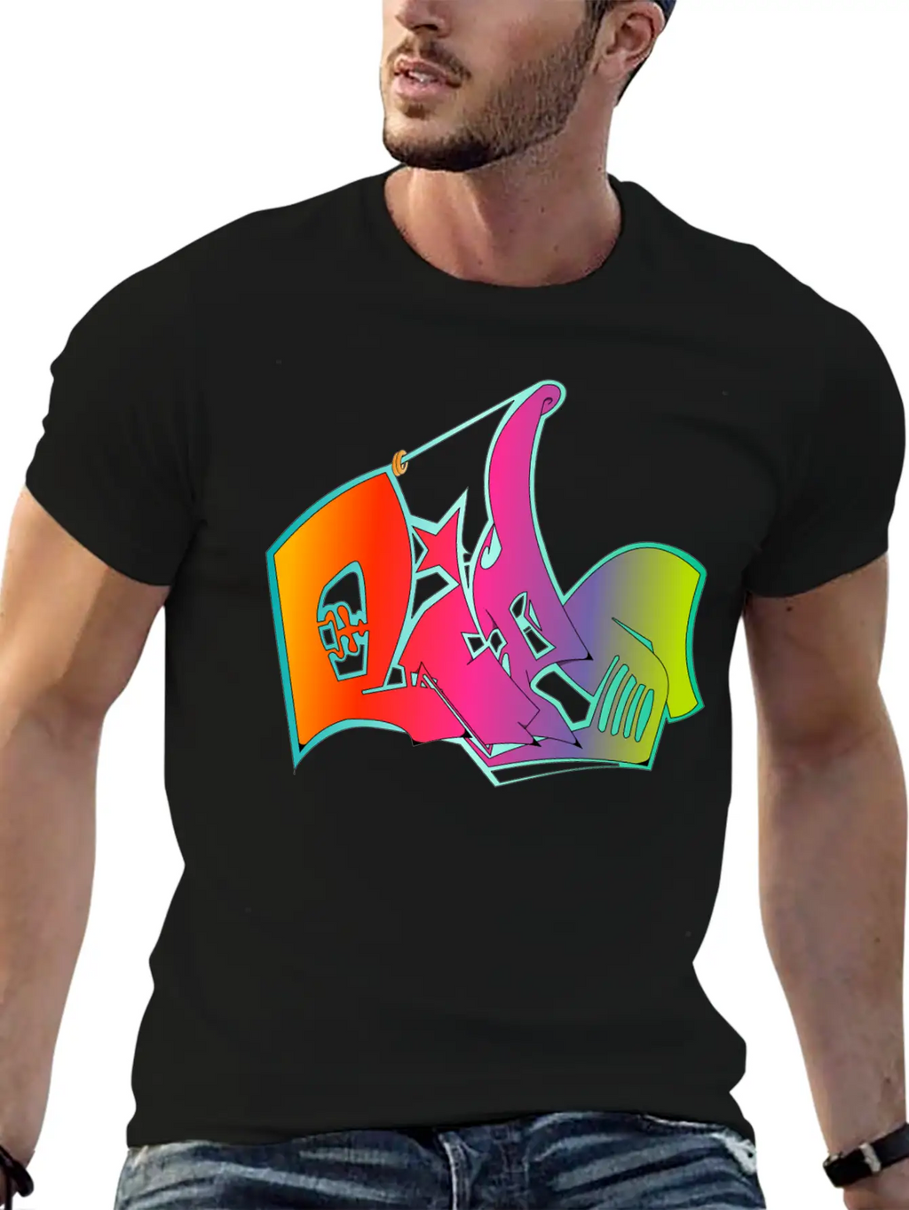 Graffiti Bomb Rips Oldschool Hip Hop Spraying Breathable Graphic T-Shirt – Perfect For Casual Days
