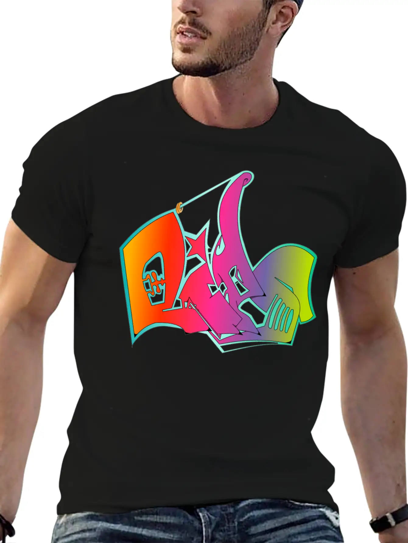 Graffiti Bomb Rips Oldschool Hip Hop Spraying Breathable Graphic T-Shirt – Perfect For Casual Days