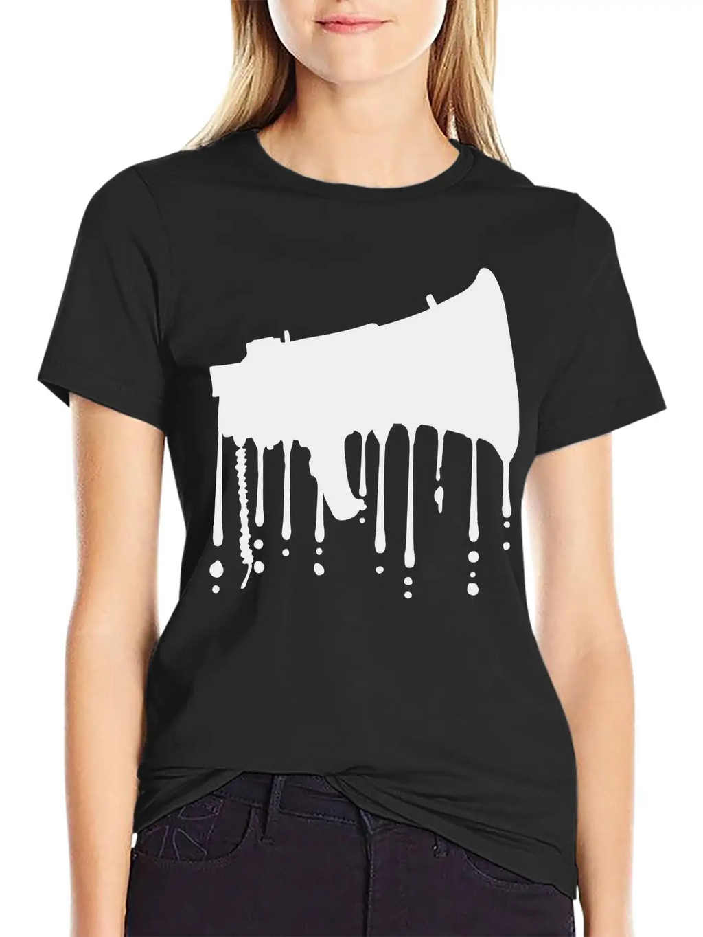 Graffiti Megaphone Propaganda Loudspeaker Breathable Soft Cotton T-Shirt – Timeless Casual Look
