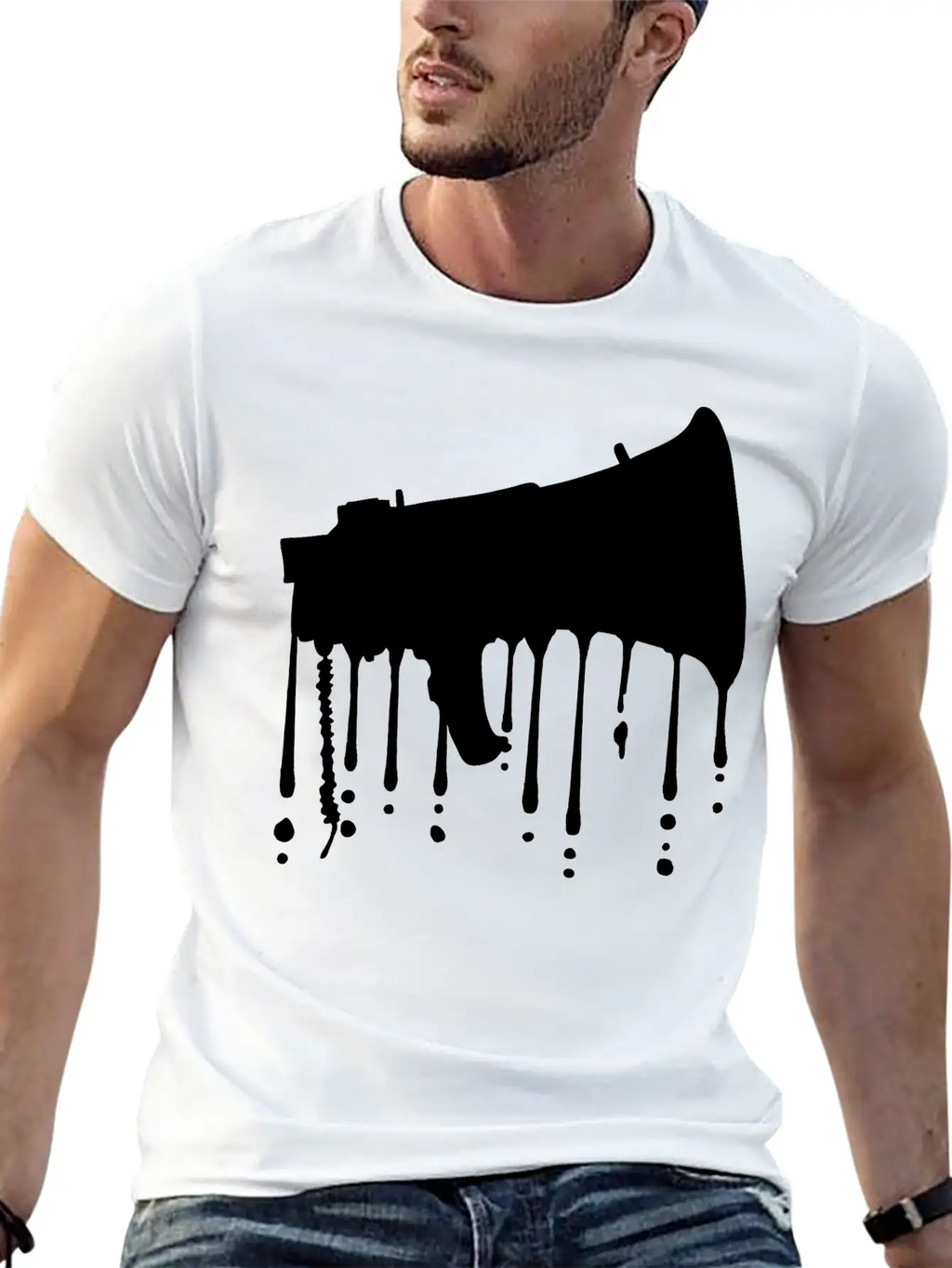 Graffiti Megaphone Propaganda Loudspeaker Breathable Soft Cotton T-Shirt – Timeless Casual Look