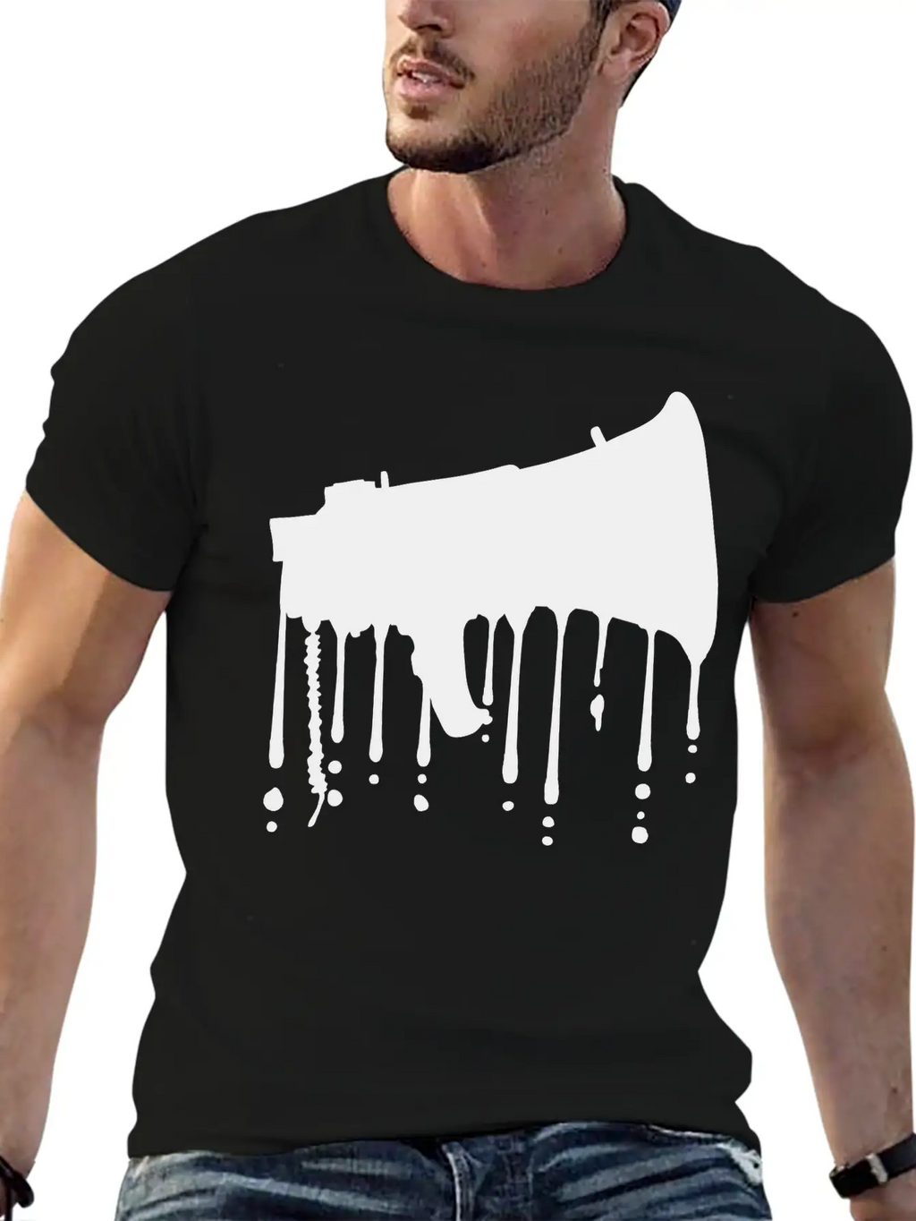 Graffiti Megaphone Propaganda Loudspeaker Breathable Soft Cotton T-Shirt – Timeless Casual Look