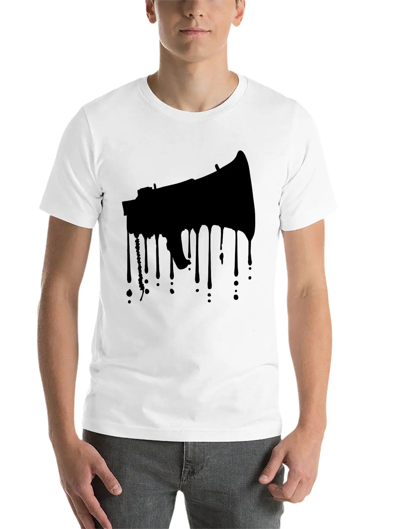 Graffiti Megaphone Propaganda Loudspeaker Breathable Soft Cotton T-Shirt – Timeless Casual Look