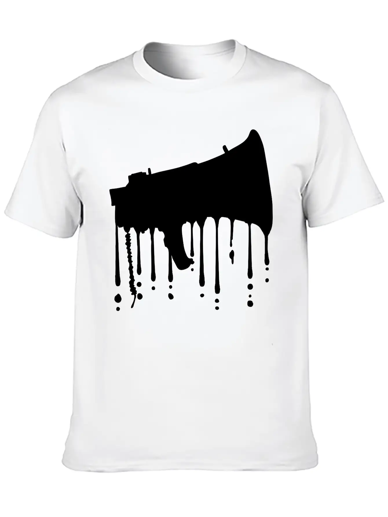 Graffiti Megaphone Propaganda Loudspeaker Breathable Soft Cotton T-Shirt – Timeless Casual Look