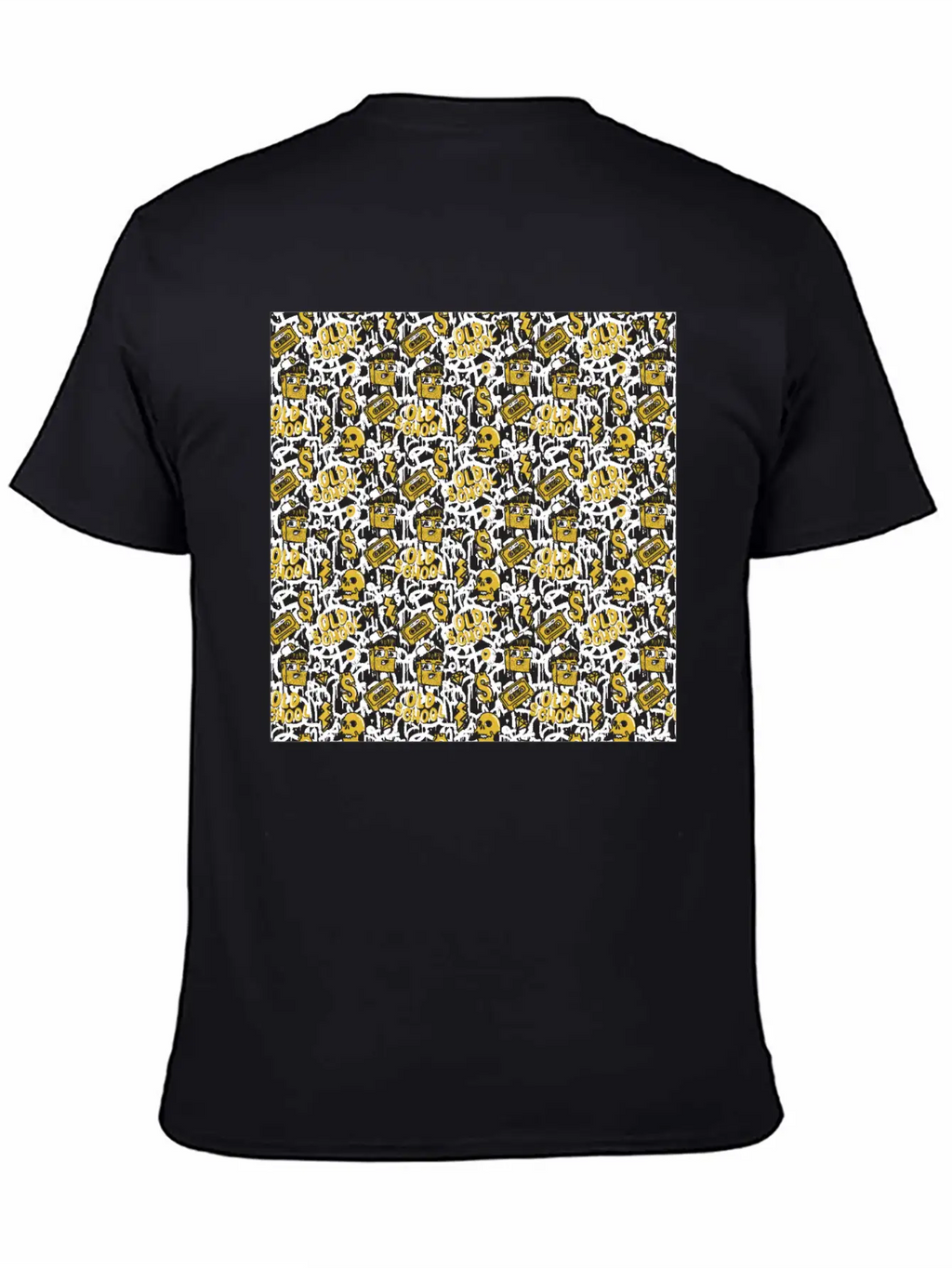 Graffiti Pattern | Street Art Urban Graphic Breathable Graphic T-Shirt – Perfect For Casual Days