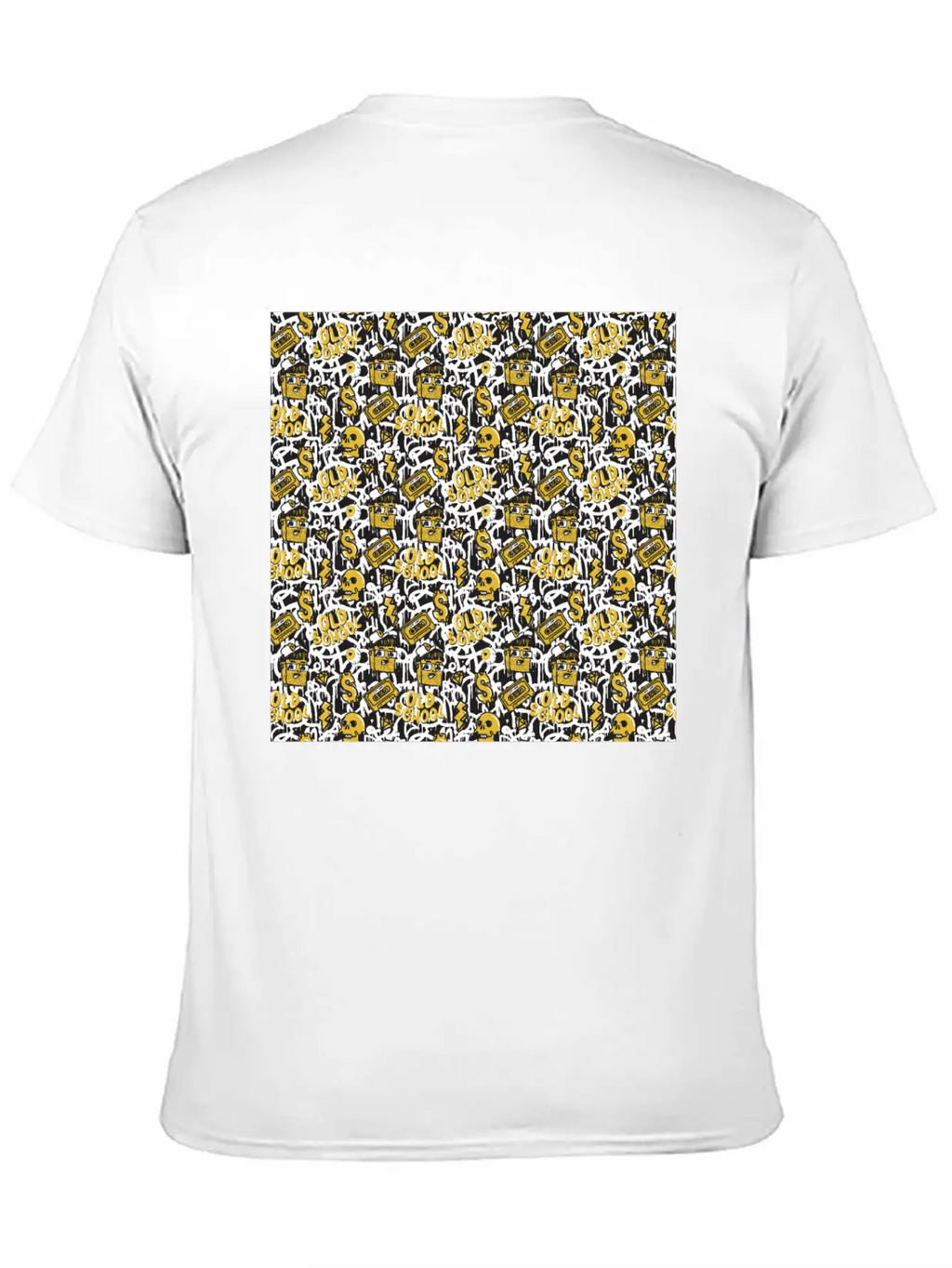 Graffiti Pattern | Street Art Urban Graphic Breathable Graphic T-Shirt – Perfect For Casual Days