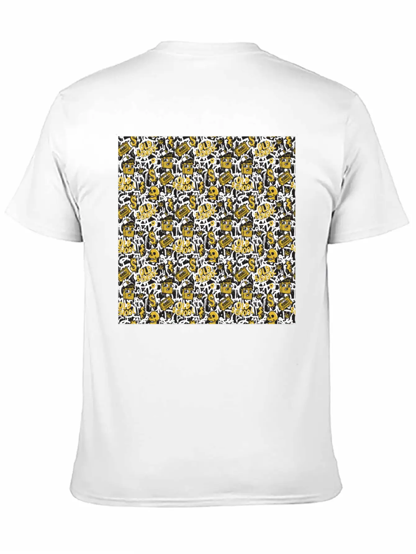 Graffiti Pattern | Street Art Urban Graphic Breathable Graphic T-Shirt – Perfect For Casual Days