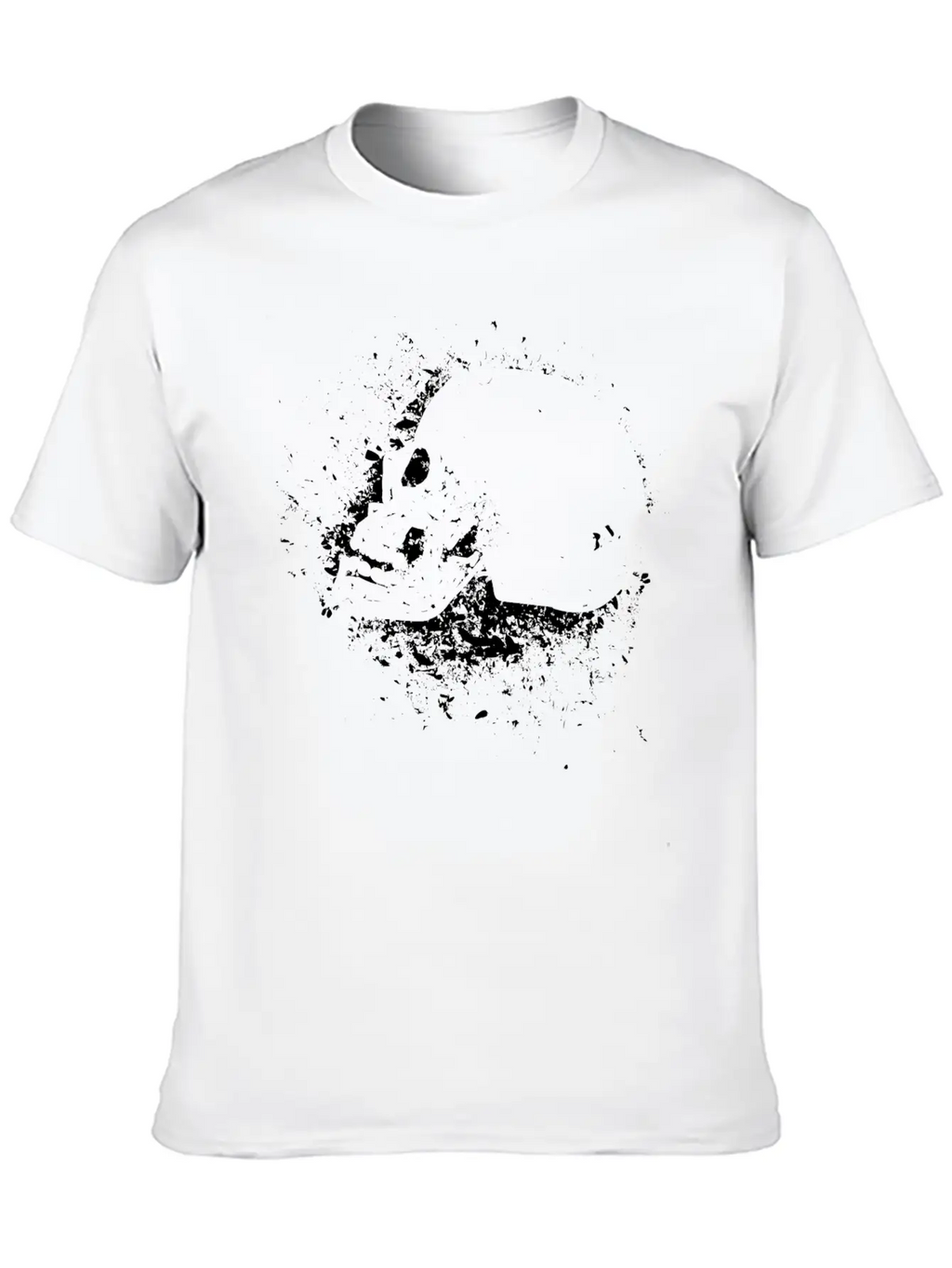 Graffiti Skull Grunge Cool Urban Motif Relaxed Everyday Tee – Lightweight And Durable Cotton