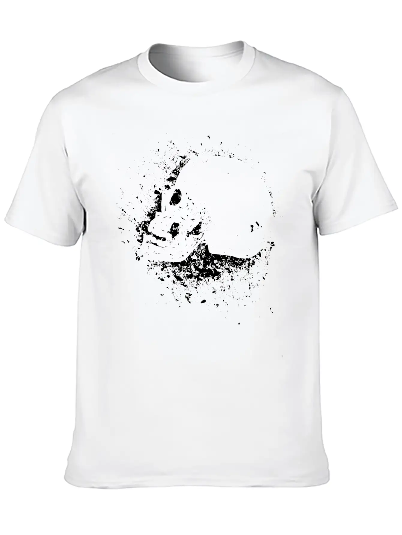 Graffiti Skull Grunge Cool Urban Motif Relaxed Everyday Tee – Lightweight And Durable Cotton