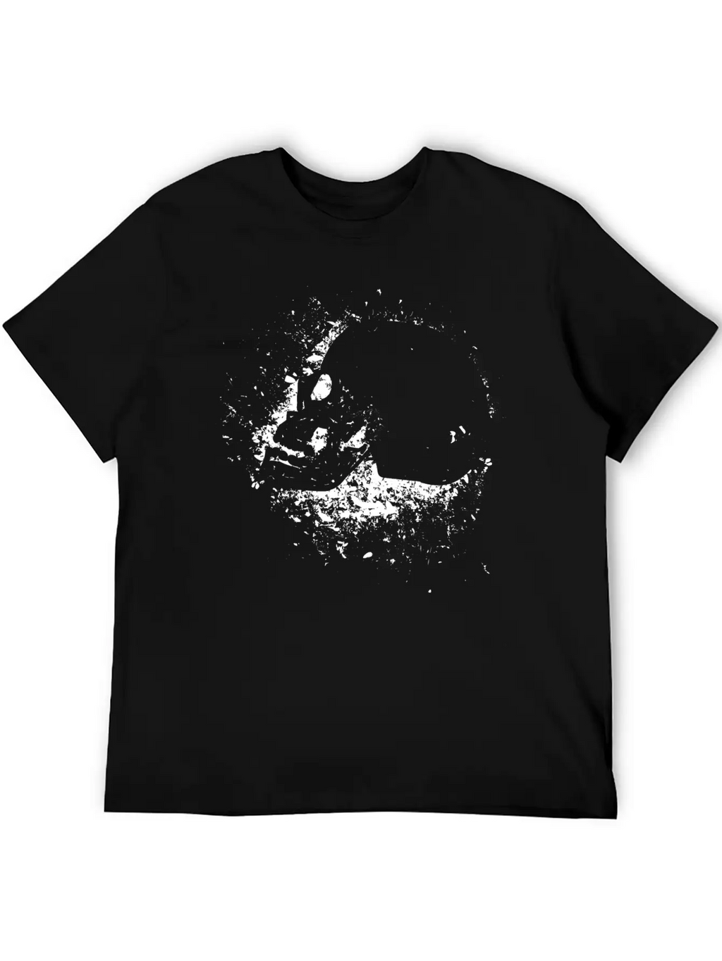 Graffiti Skull Grunge Cool Urban Motif Relaxed Everyday Tee – Lightweight And Durable Cotton