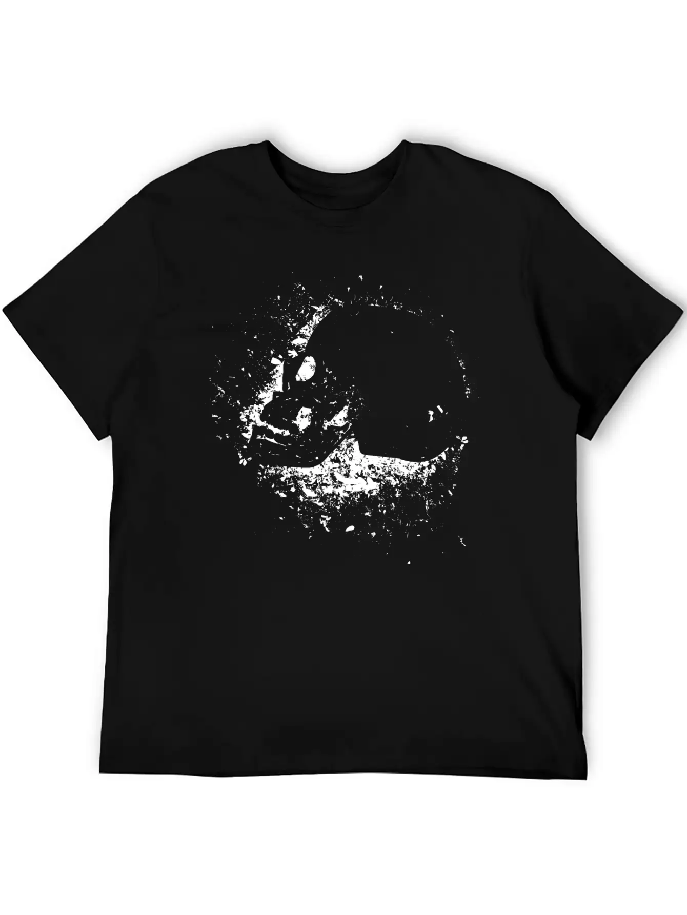 Graffiti Skull Grunge Cool Urban Motif Relaxed Everyday Tee – Lightweight And Durable Cotton