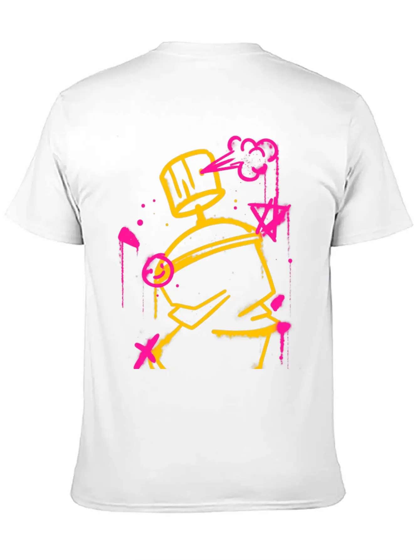 Graffiti Spray Can Basic Graphic T-Shirt – Daily Comfort In Soft Cotton