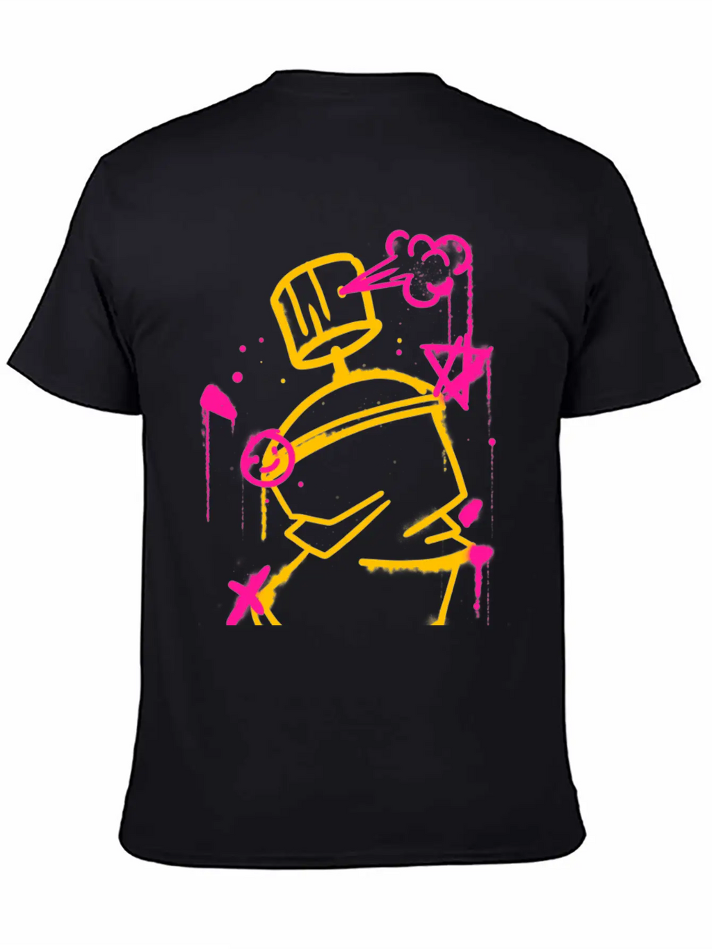 Graffiti Spray Can Basic Graphic T-Shirt – Daily Comfort In Soft Cotton