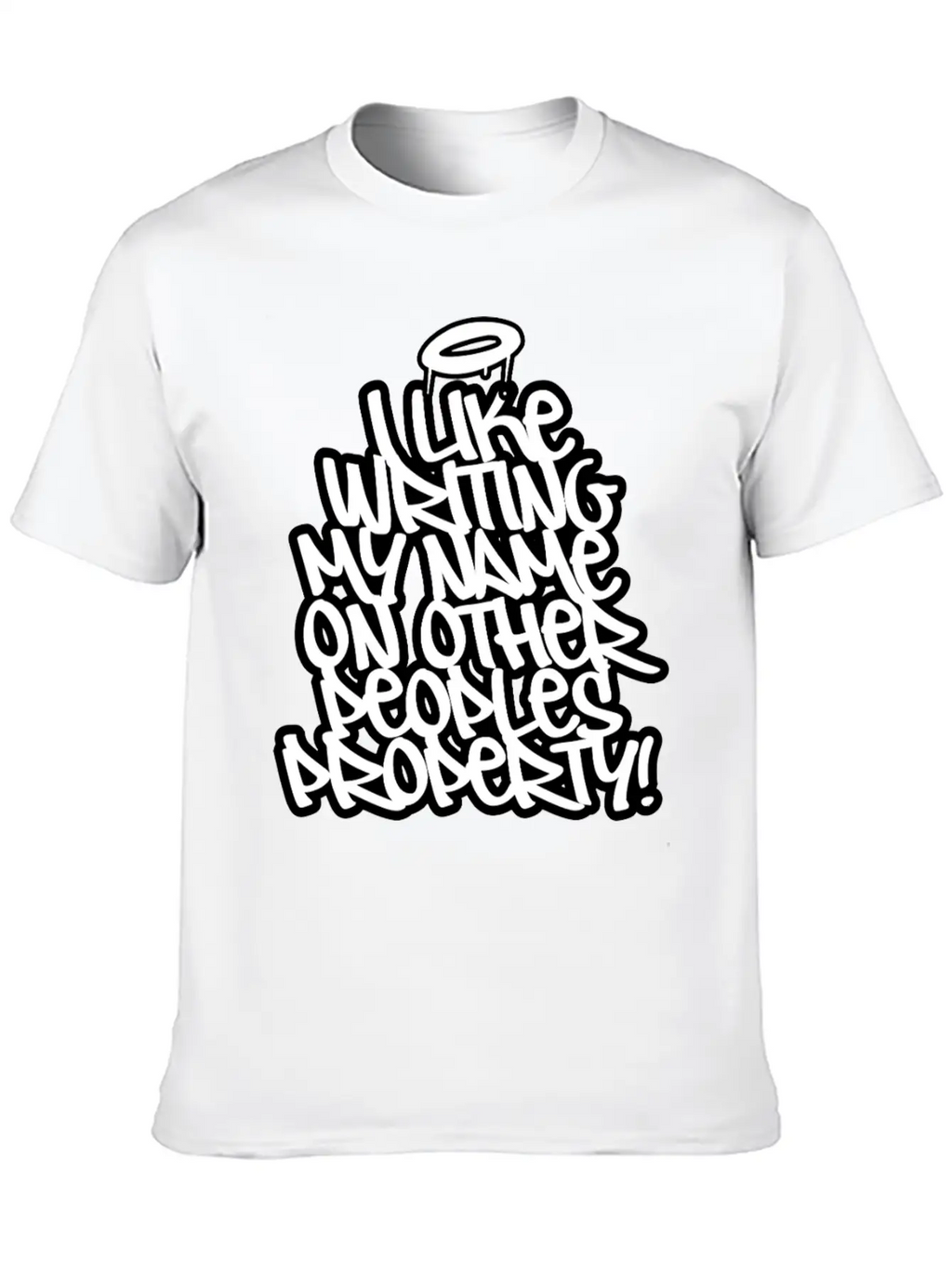 Graffiti Vandal Essential Cotton Tee For Daily Outfits – Unisex Style
