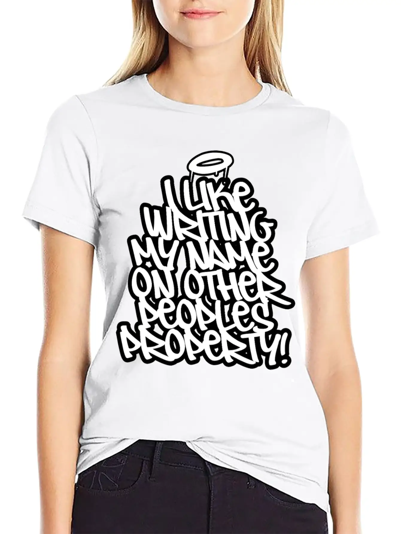 Graffiti Vandal Essential Cotton Tee For Daily Outfits – Unisex Style
