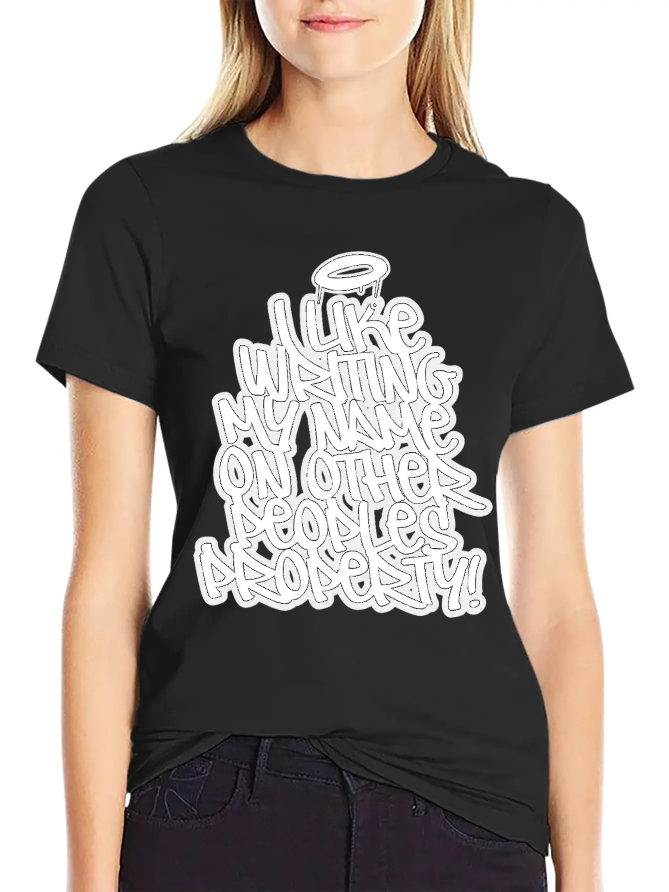 Graffiti Vandal Essential Cotton Tee For Daily Outfits – Unisex Style