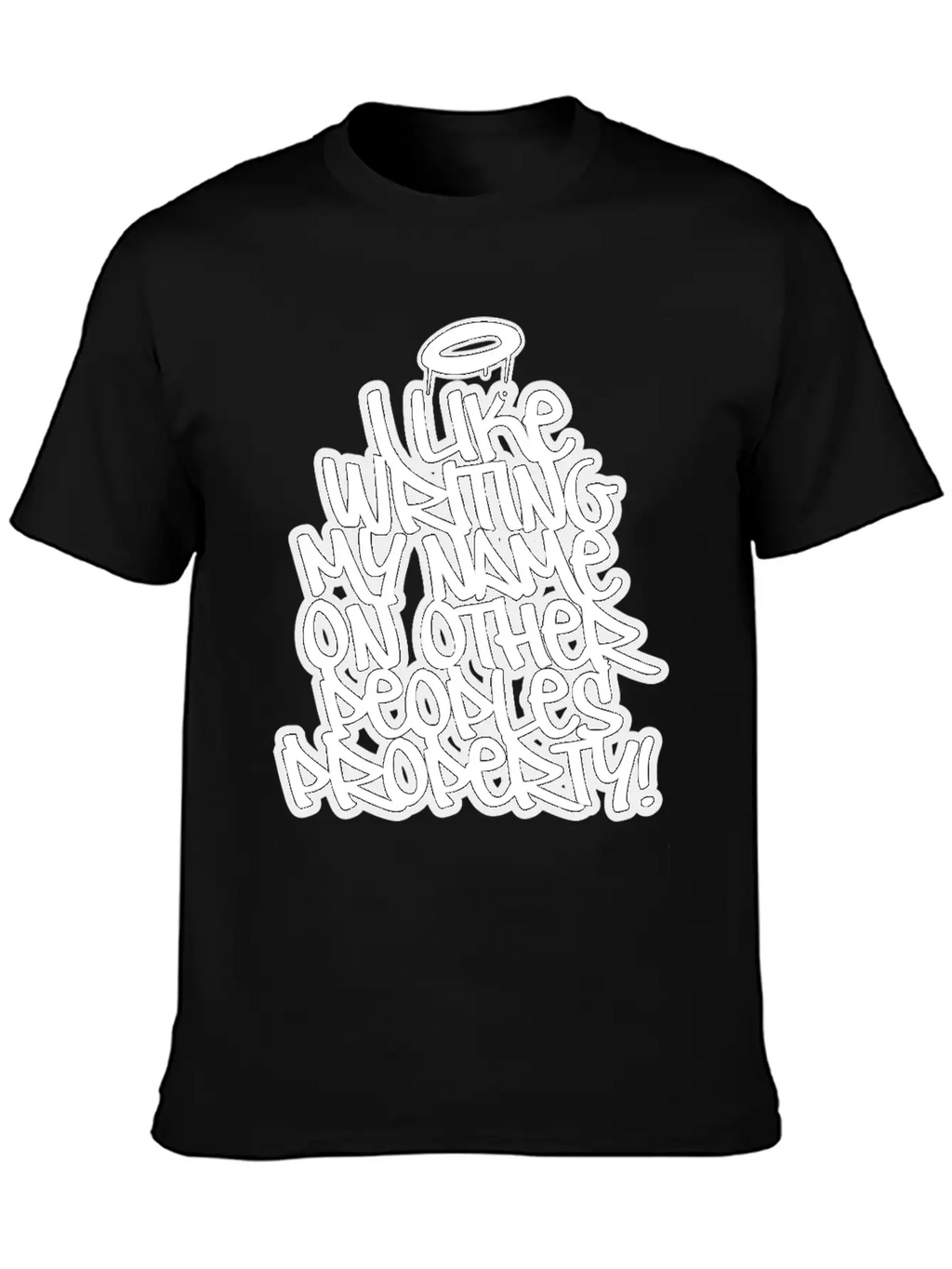 Graffiti Vandal Essential Cotton Tee For Daily Outfits – Unisex Style