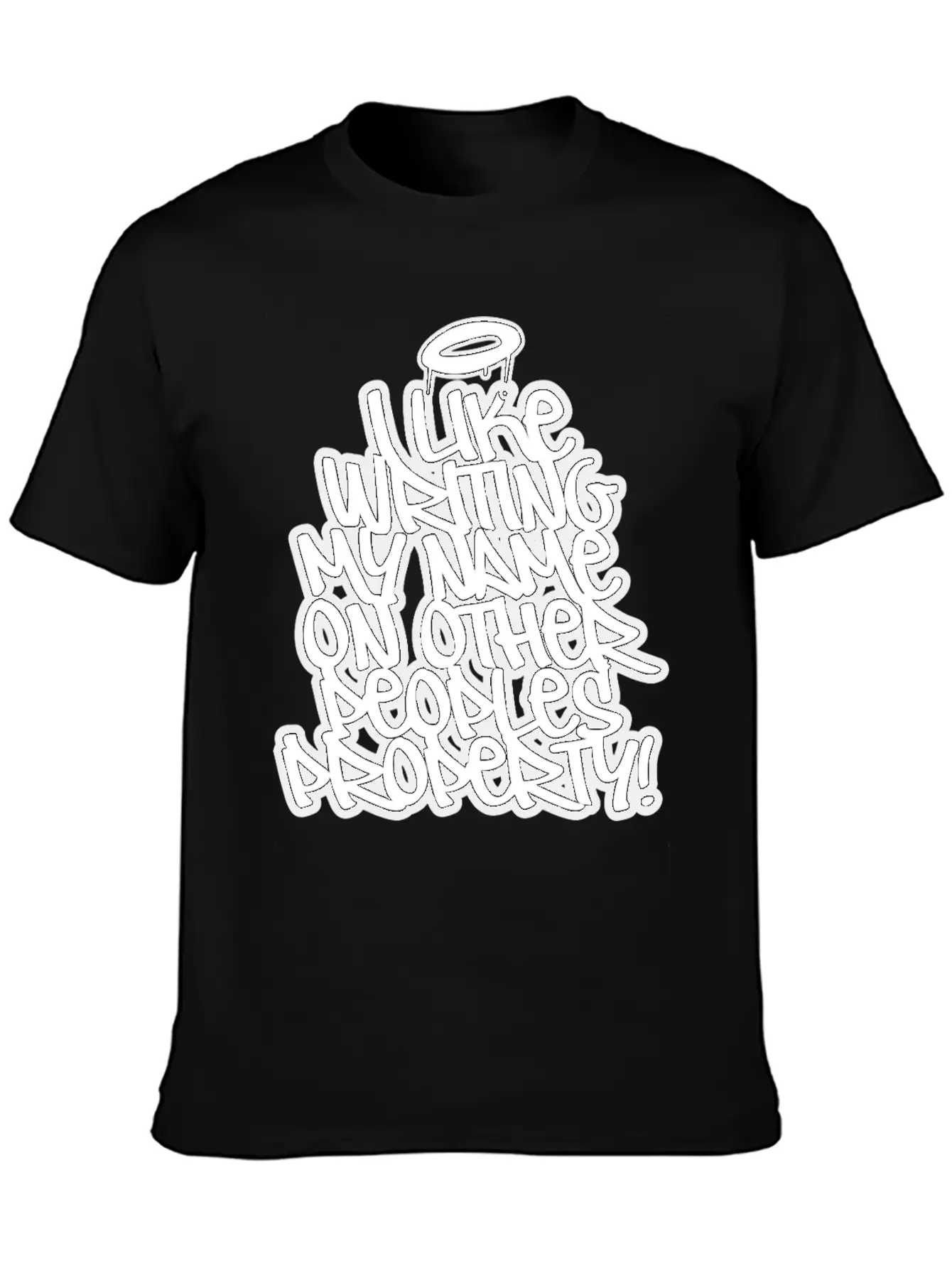 Graffiti Vandal Essential Cotton Tee For Daily Outfits – Unisex Style