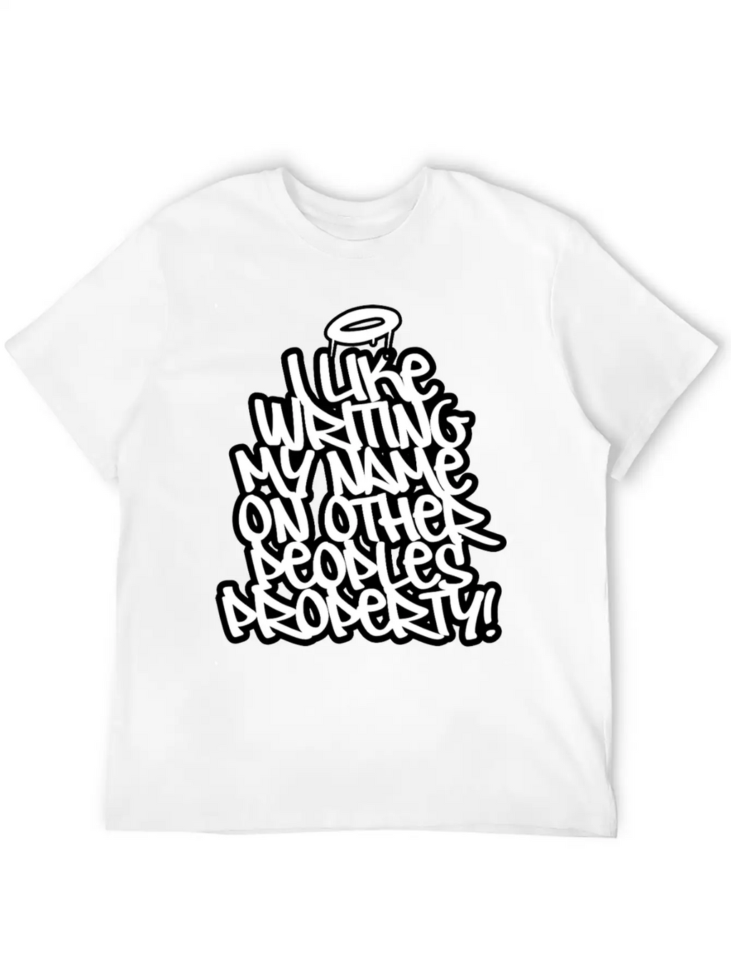 Graffiti Vandal Essential Cotton Tee For Daily Outfits – Unisex Style