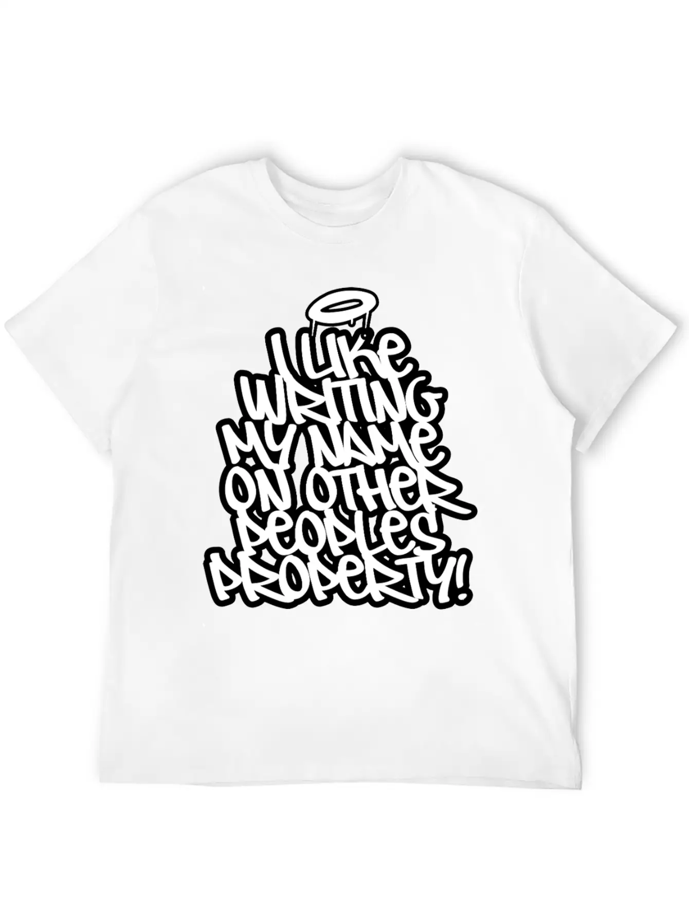 Graffiti Vandal Essential Cotton Tee For Daily Outfits – Unisex Style