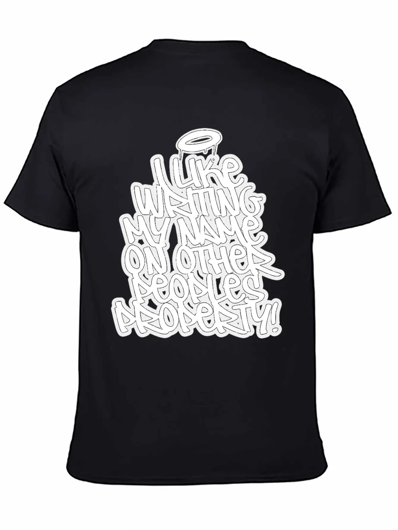 Graffiti Vandal Essential Cotton Tee For Daily Outfits – Unisex Style