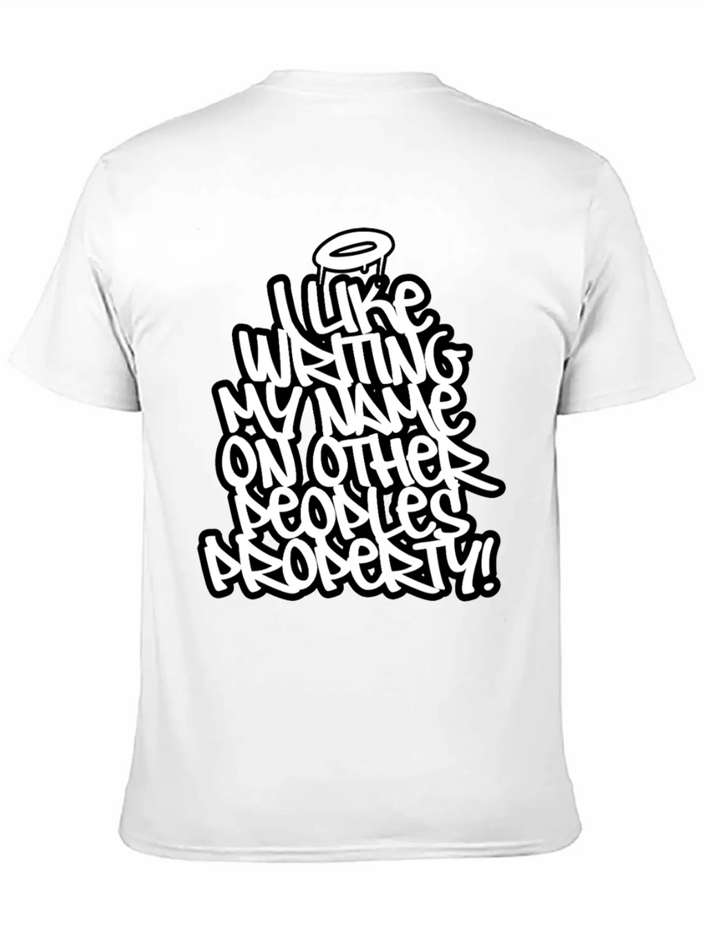 Graffiti Vandal Essential Cotton Tee For Daily Outfits – Unisex Style