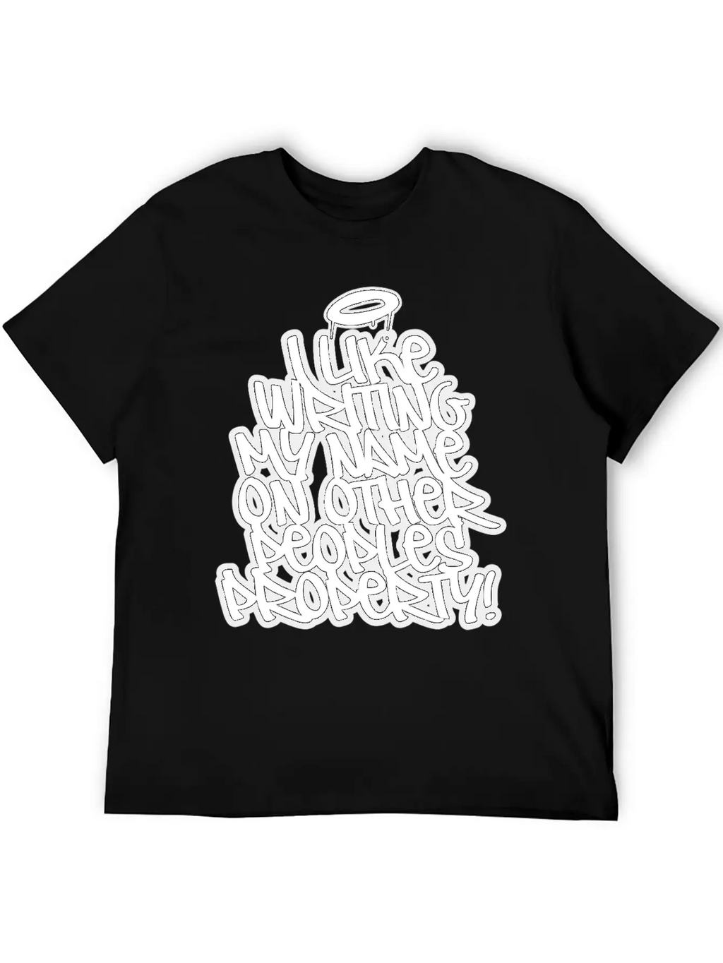 Graffiti Vandal Essential Cotton Tee For Daily Outfits – Unisex Style