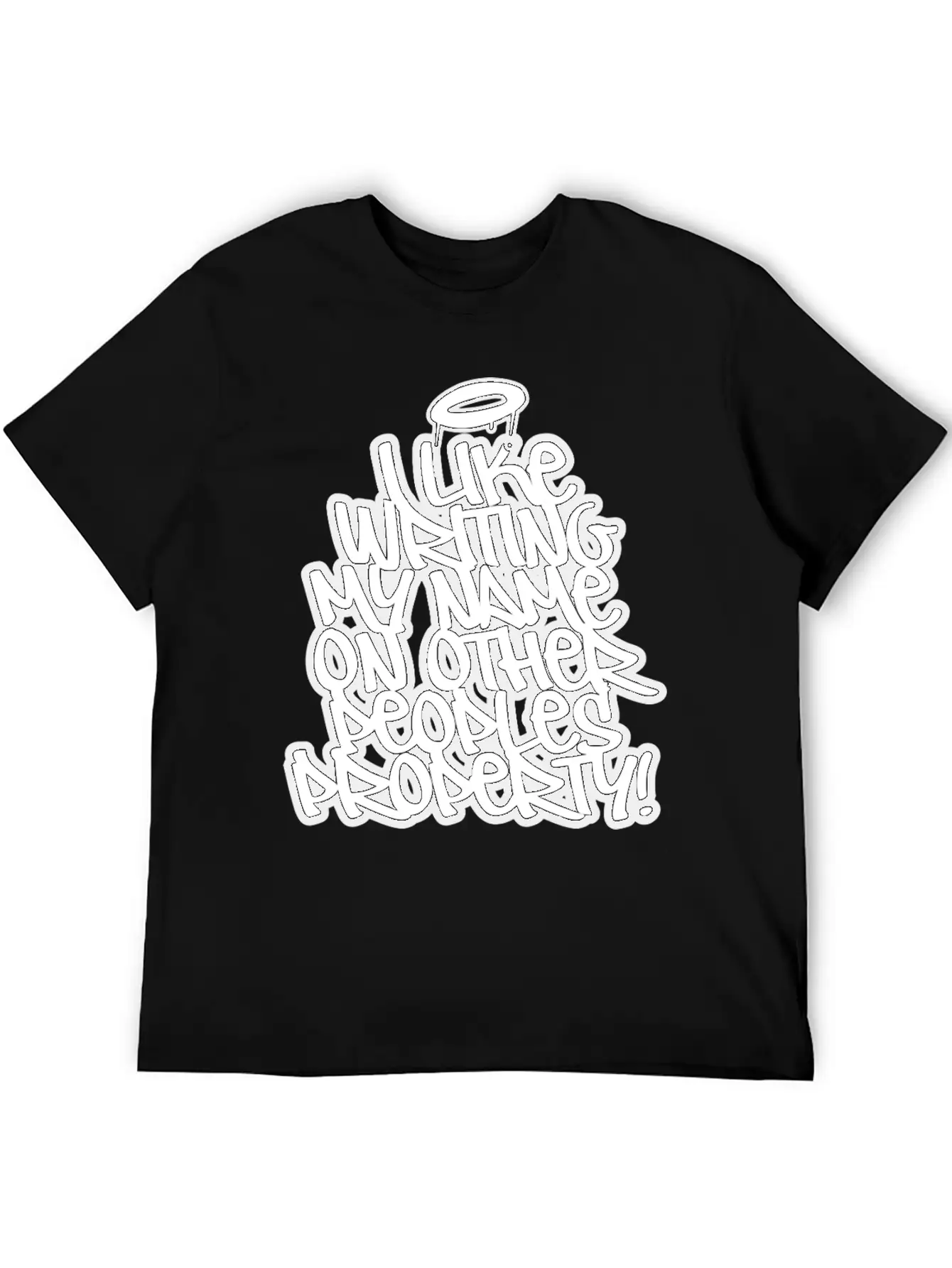 Graffiti Vandal Essential Cotton Tee For Daily Outfits – Unisex Style