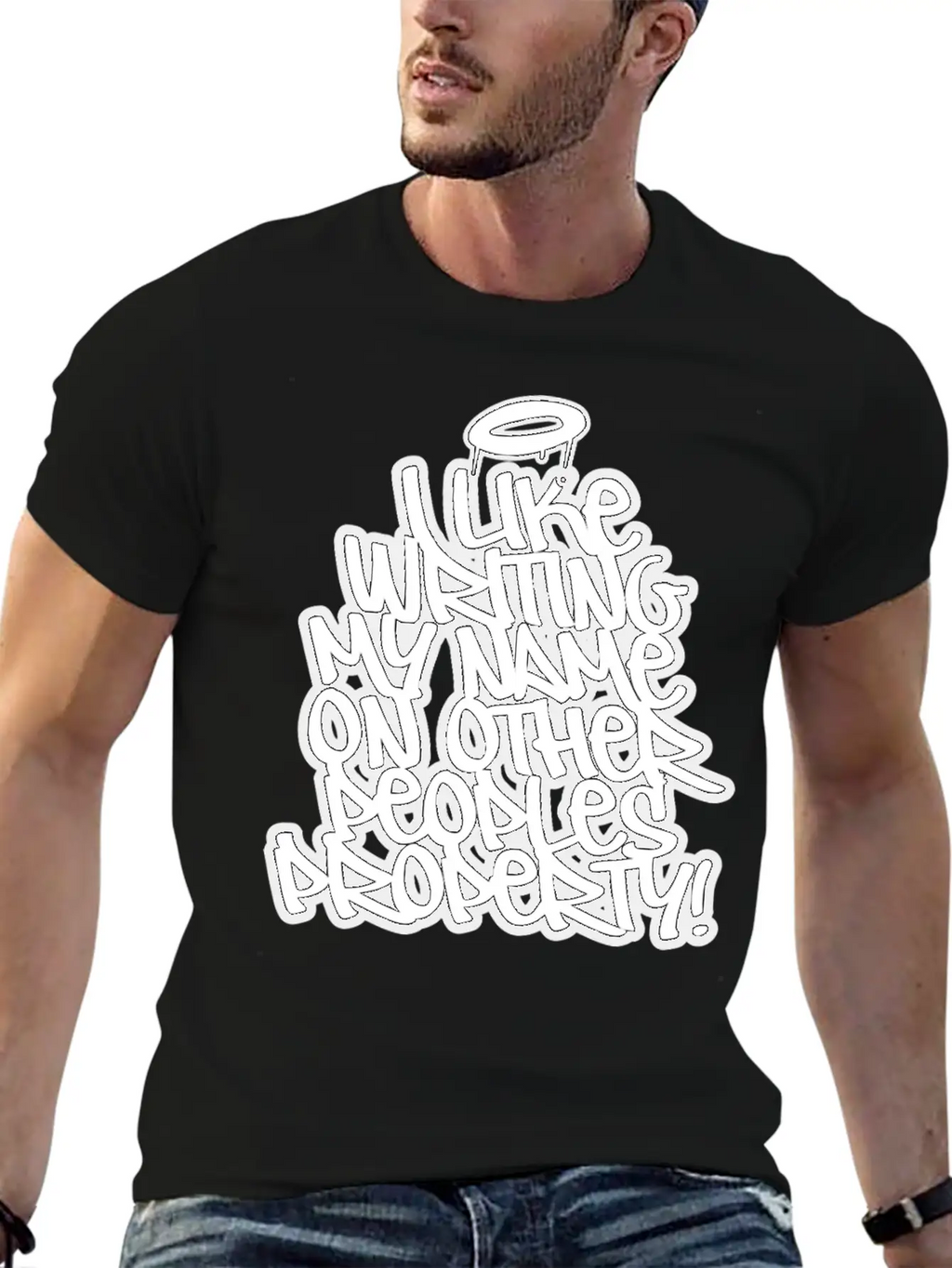 Graffiti Vandal Essential Cotton Tee For Daily Outfits – Unisex Style