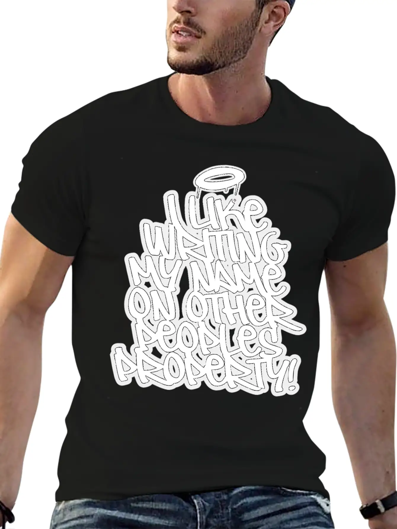 Graffiti Vandal Essential Cotton Tee For Daily Outfits – Unisex Style