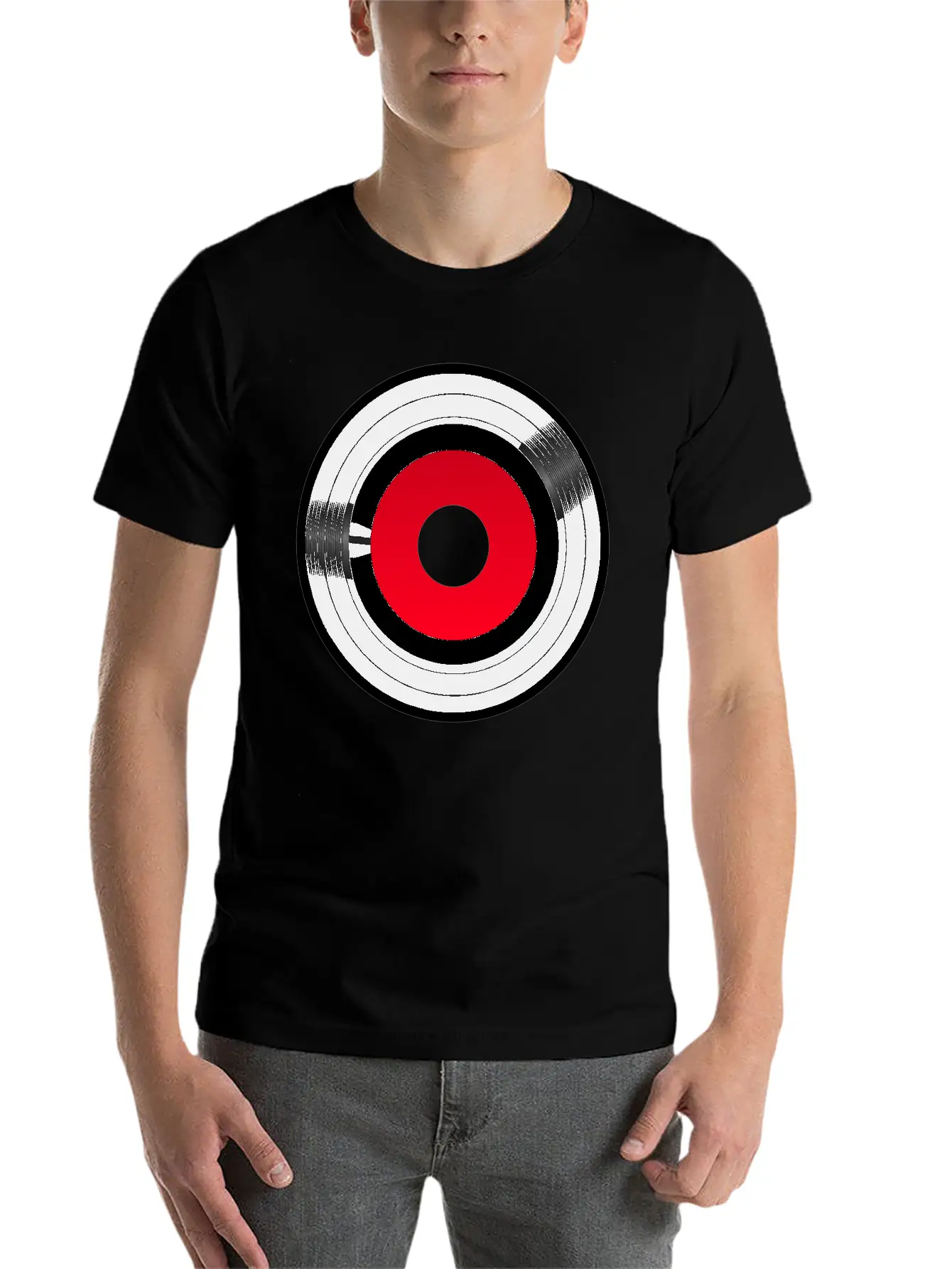 Gramophone Vinyl Record PNG Clipart Unisex Casual T-Shirt – Clean Design For Daily Comfort