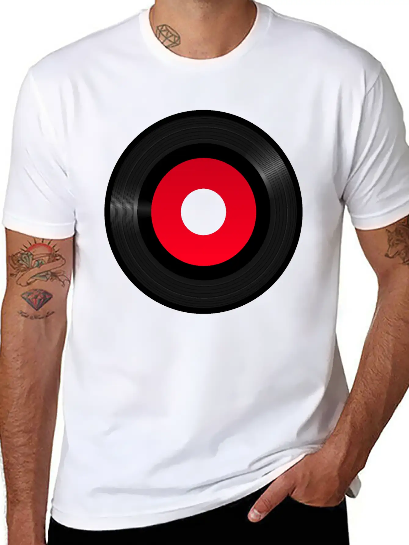 Gramophone Vinyl Record PNG Clipart Unisex Casual T-Shirt – Clean Design For Daily Comfort