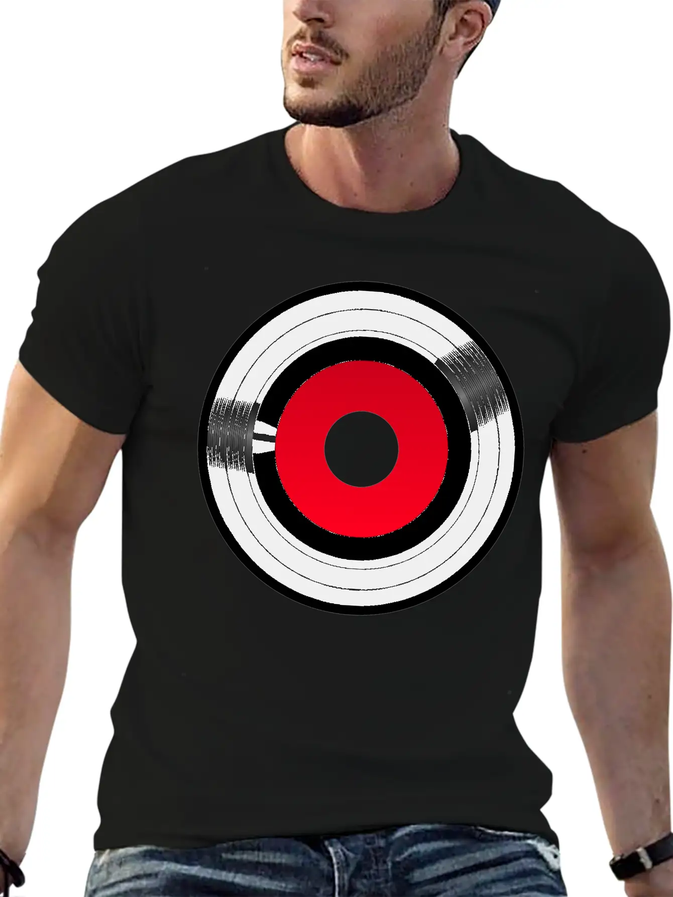 Gramophone Vinyl Record PNG Clipart Unisex Casual T-Shirt – Clean Design For Daily Comfort