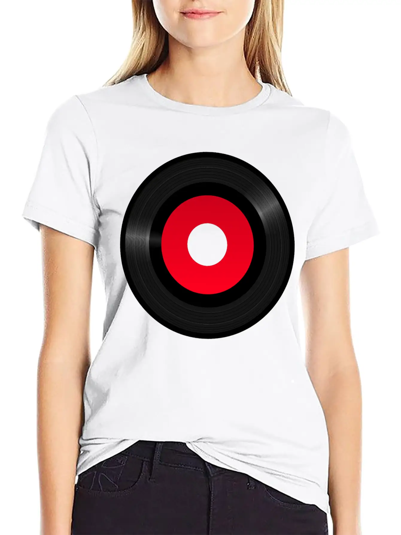 Gramophone Vinyl Record PNG Clipart Unisex Casual T-Shirt – Clean Design For Daily Comfort
