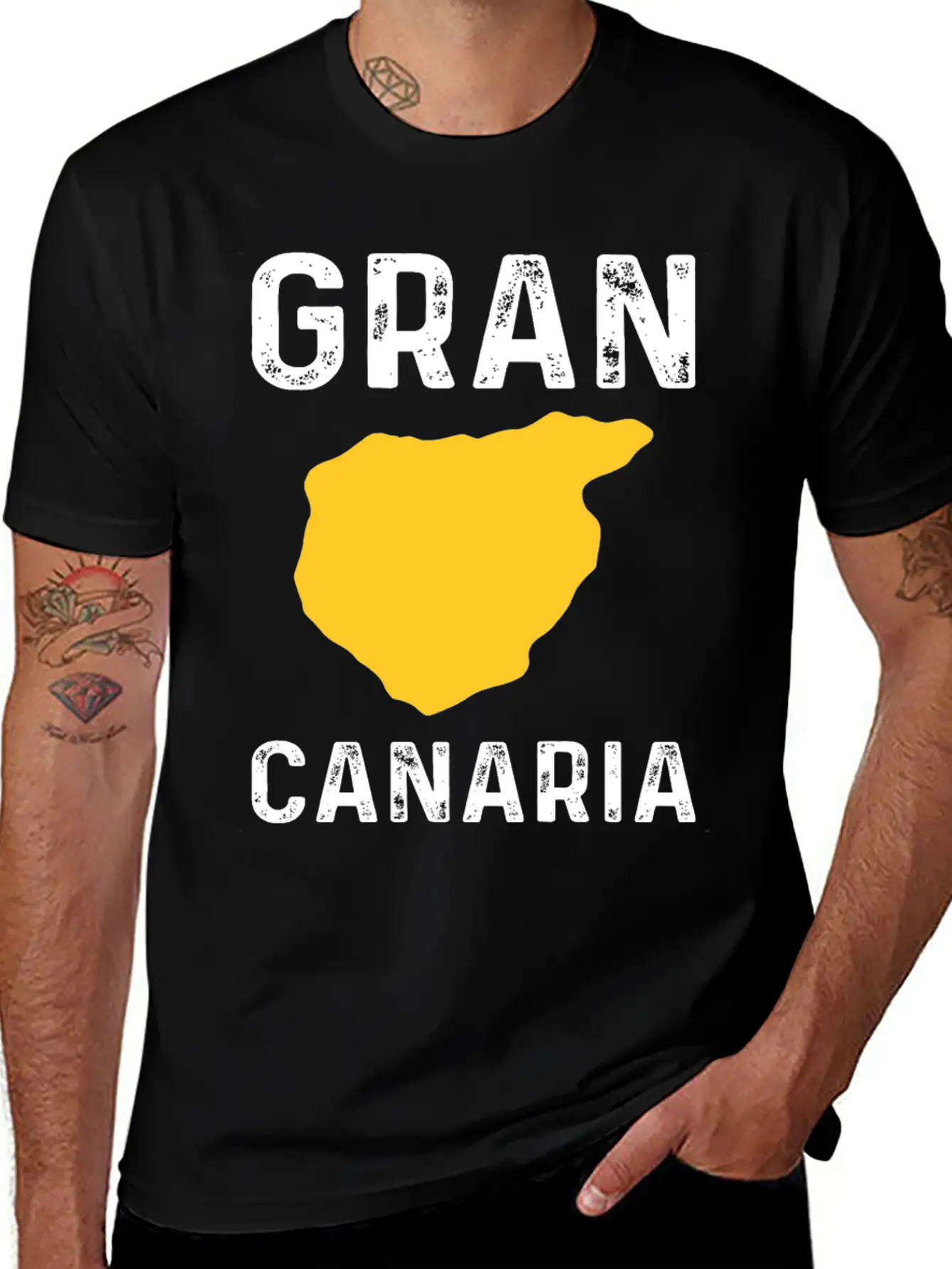 Gran Canaria Vacation Palm Trees Paradise Timeless Short Sleeve Tee – Comfy And Minimalist Design