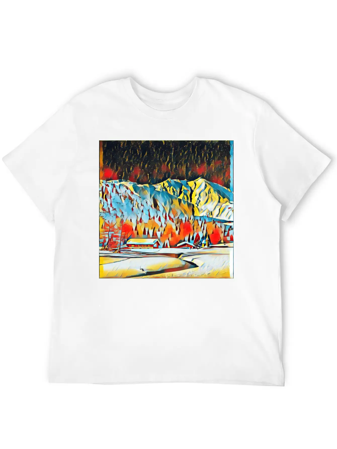 Graphic Art Design | Digital Art | Painting Modern Fit Casual T-Shirt – Clean And Versatile Design