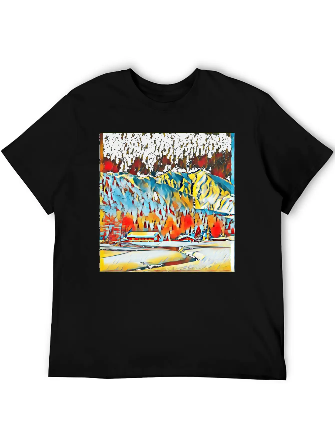 Graphic Art Design | Digital Art | Painting Modern Fit Casual T-Shirt – Clean And Versatile Design