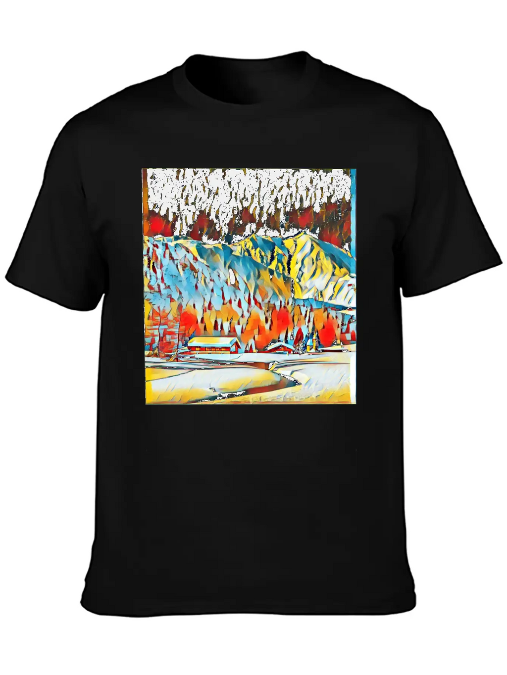 Graphic Art Design | Digital Art | Painting Modern Fit Casual T-Shirt – Clean And Versatile Design