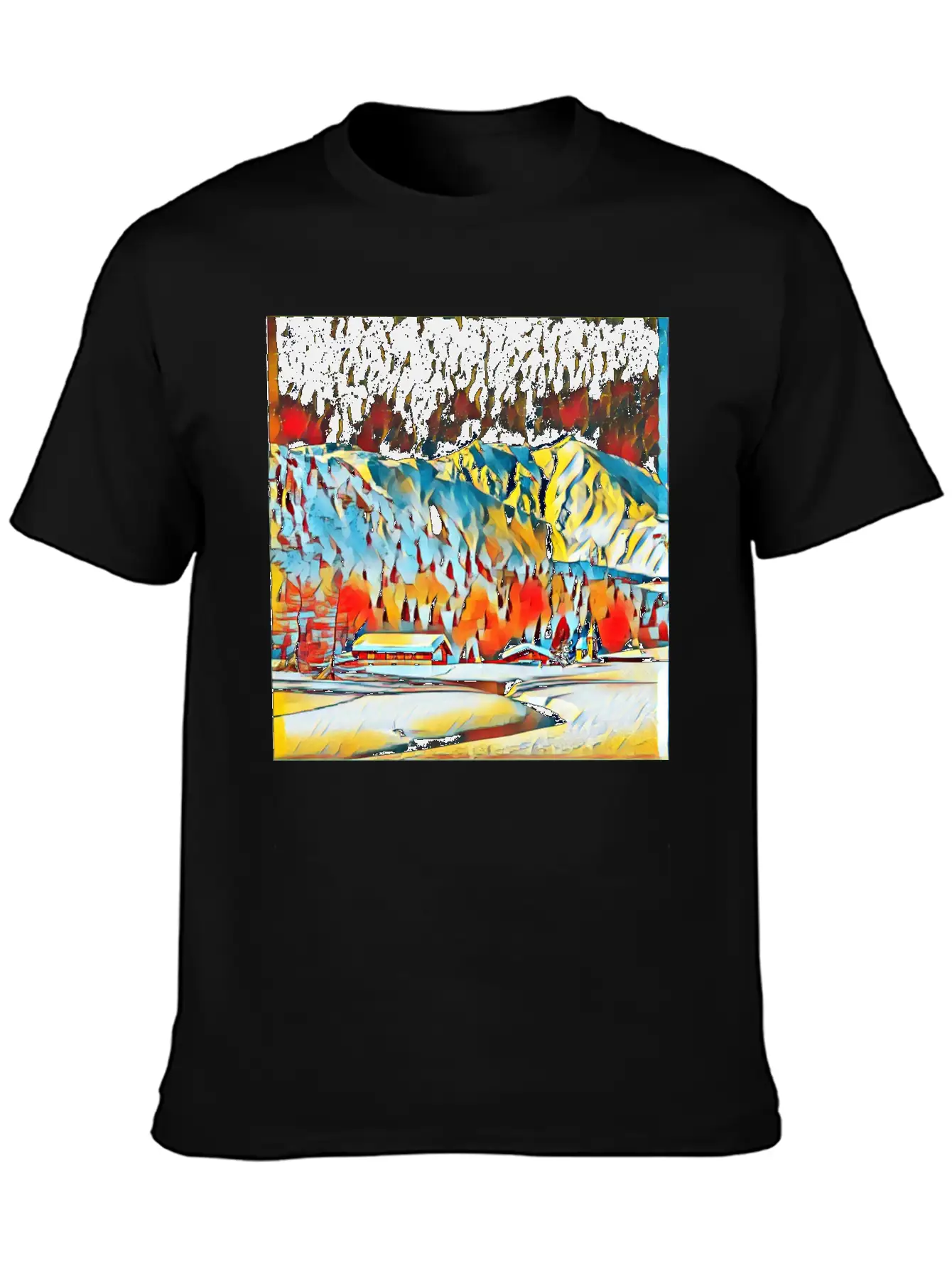 Graphic Art Design | Digital Art | Painting Modern Fit Casual T-Shirt – Clean And Versatile Design