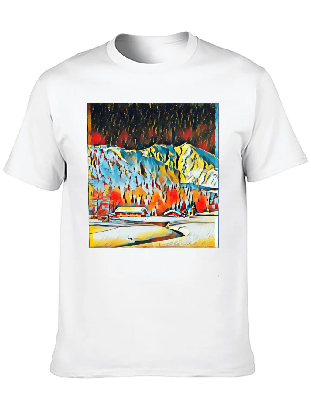 Graphic Art Design | Digital Art | Painting Modern Fit Casual T-Shirt – Clean And Versatile Design
