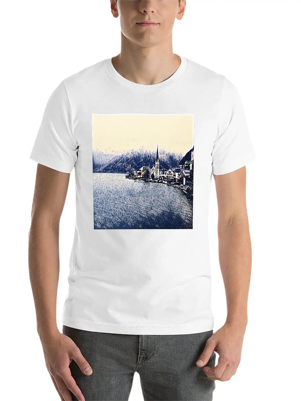 Graphic Art Design | Digital Art | Painting Stylish Everyday T-Shirt – Unisex Basic Cotton Tee