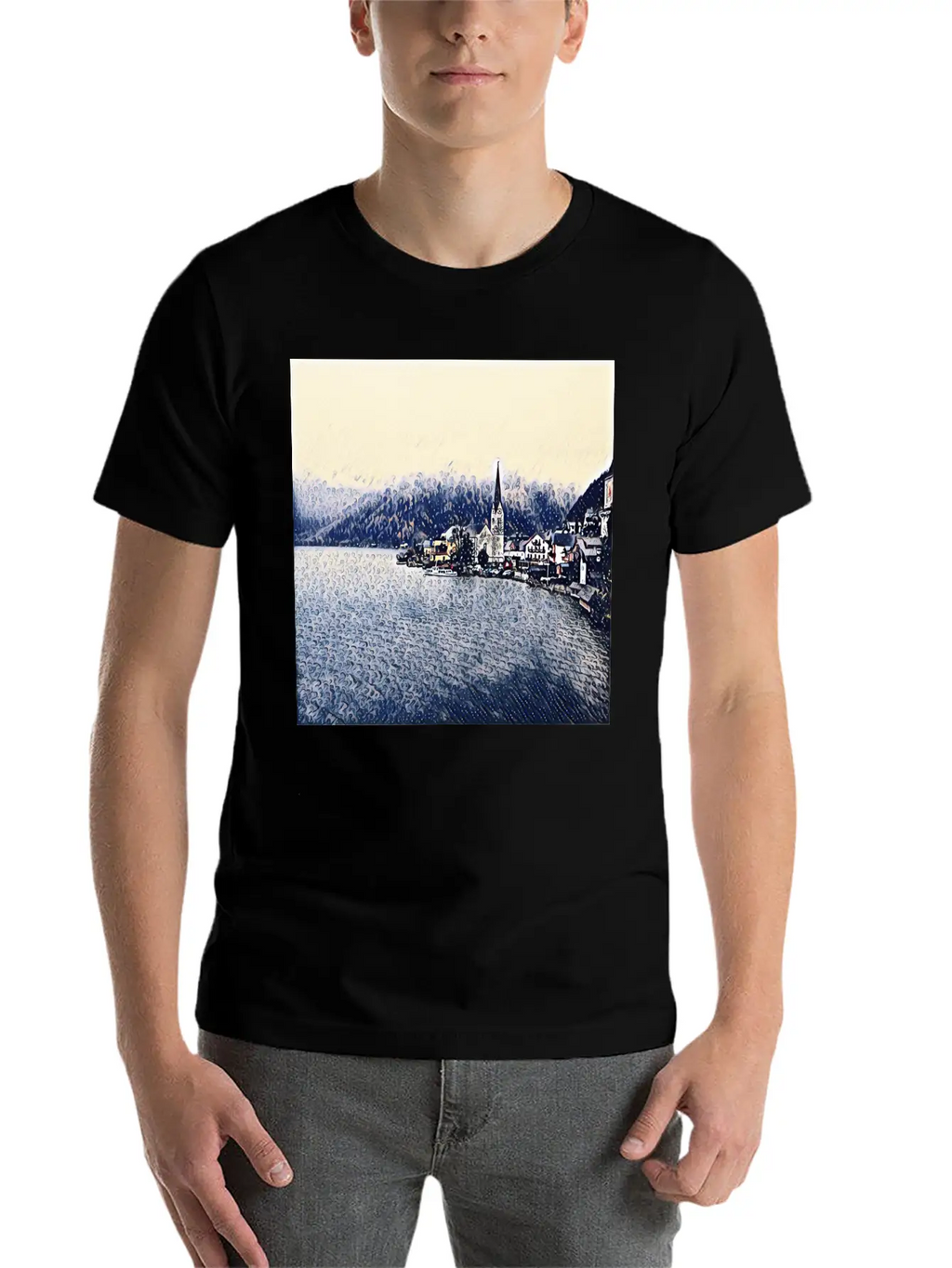 Graphic Art Design | Digital Art | Painting Stylish Everyday T-Shirt – Unisex Basic Cotton Tee