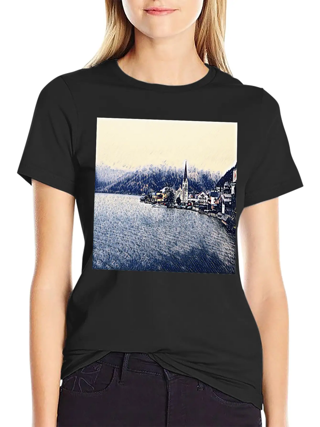 Graphic Art Design | Digital Art | Painting Stylish Everyday T-Shirt – Unisex Basic Cotton Tee