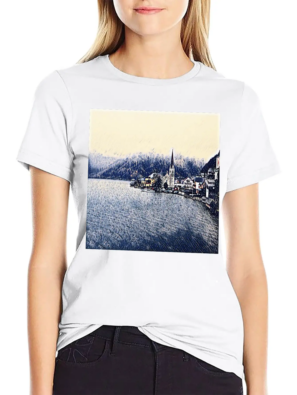 Graphic Art Design | Digital Art | Painting Stylish Everyday T-Shirt – Unisex Basic Cotton Tee